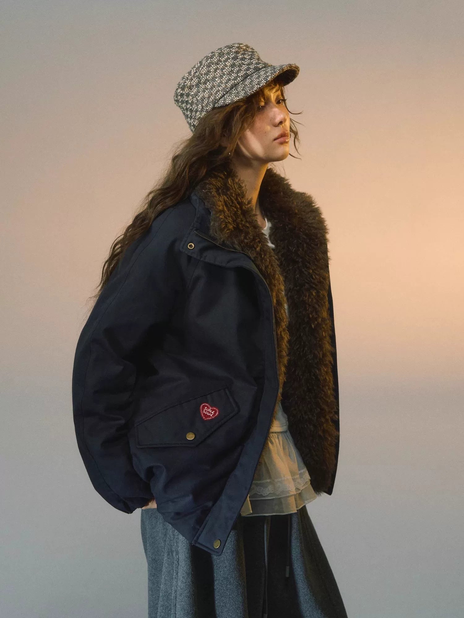 Detachable Fur Down Parka