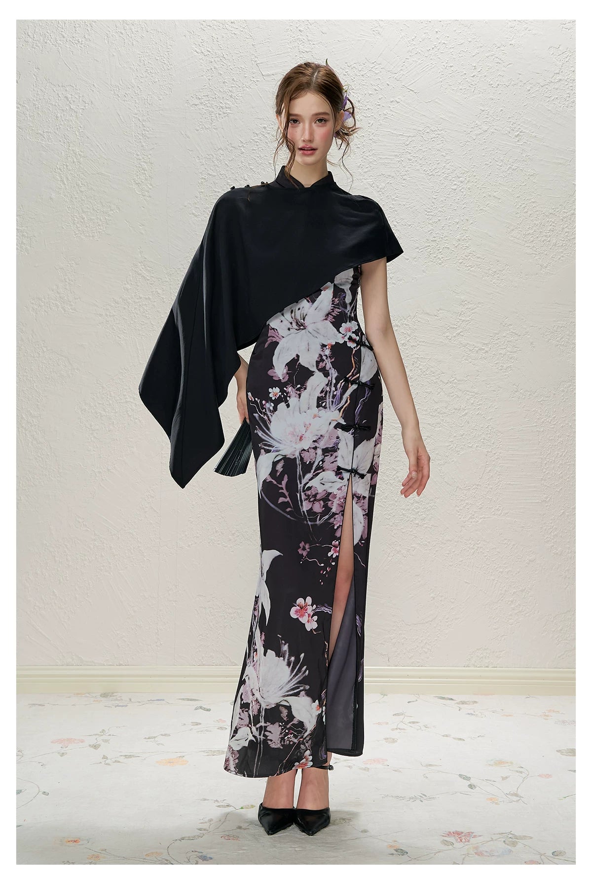"Dream Garden" Qipao Dress Set