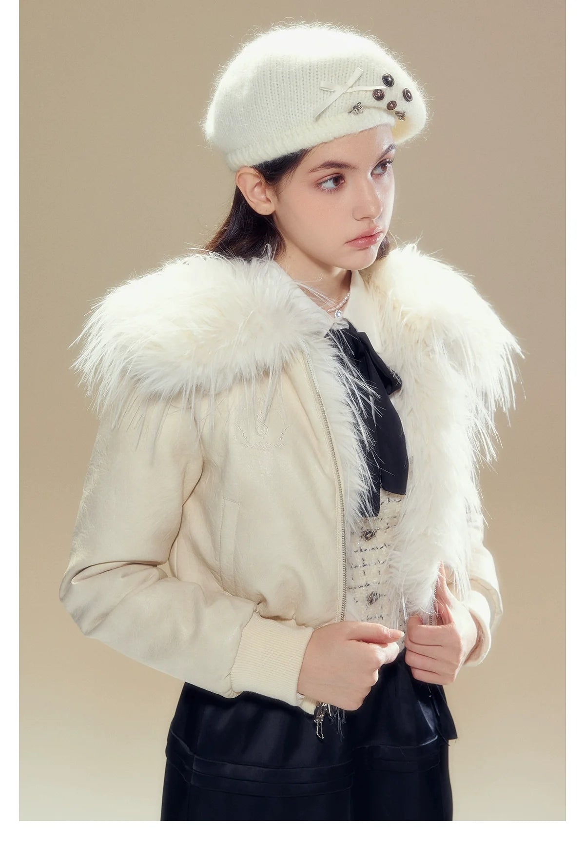 Wool Knit Beret