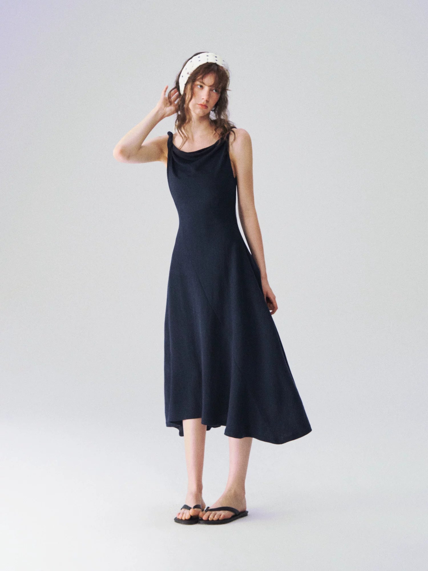 Twisted Strap Knit Dress