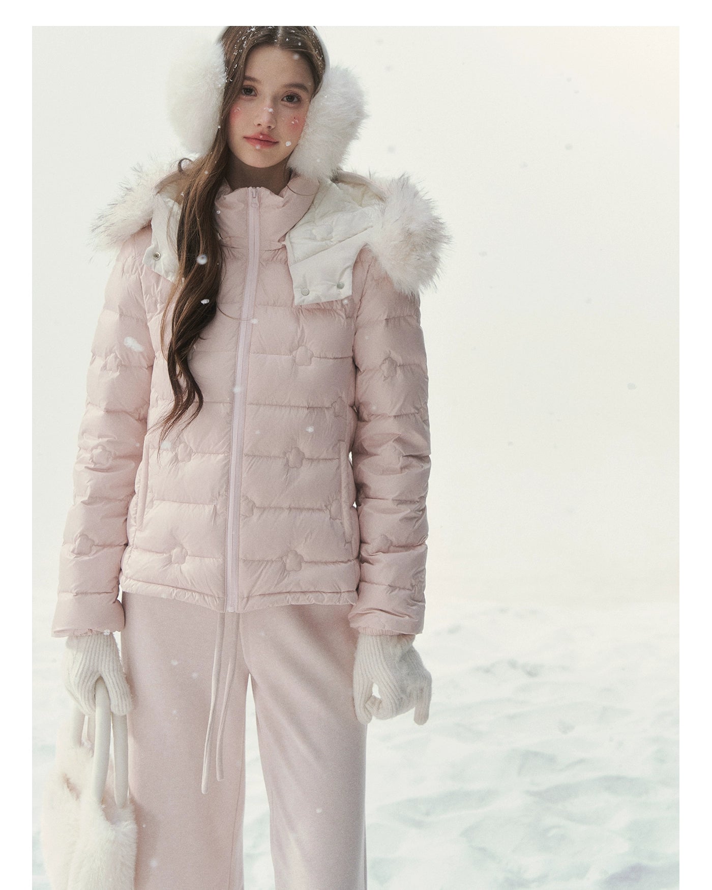 Quilted Dream Embossed Down Jacket