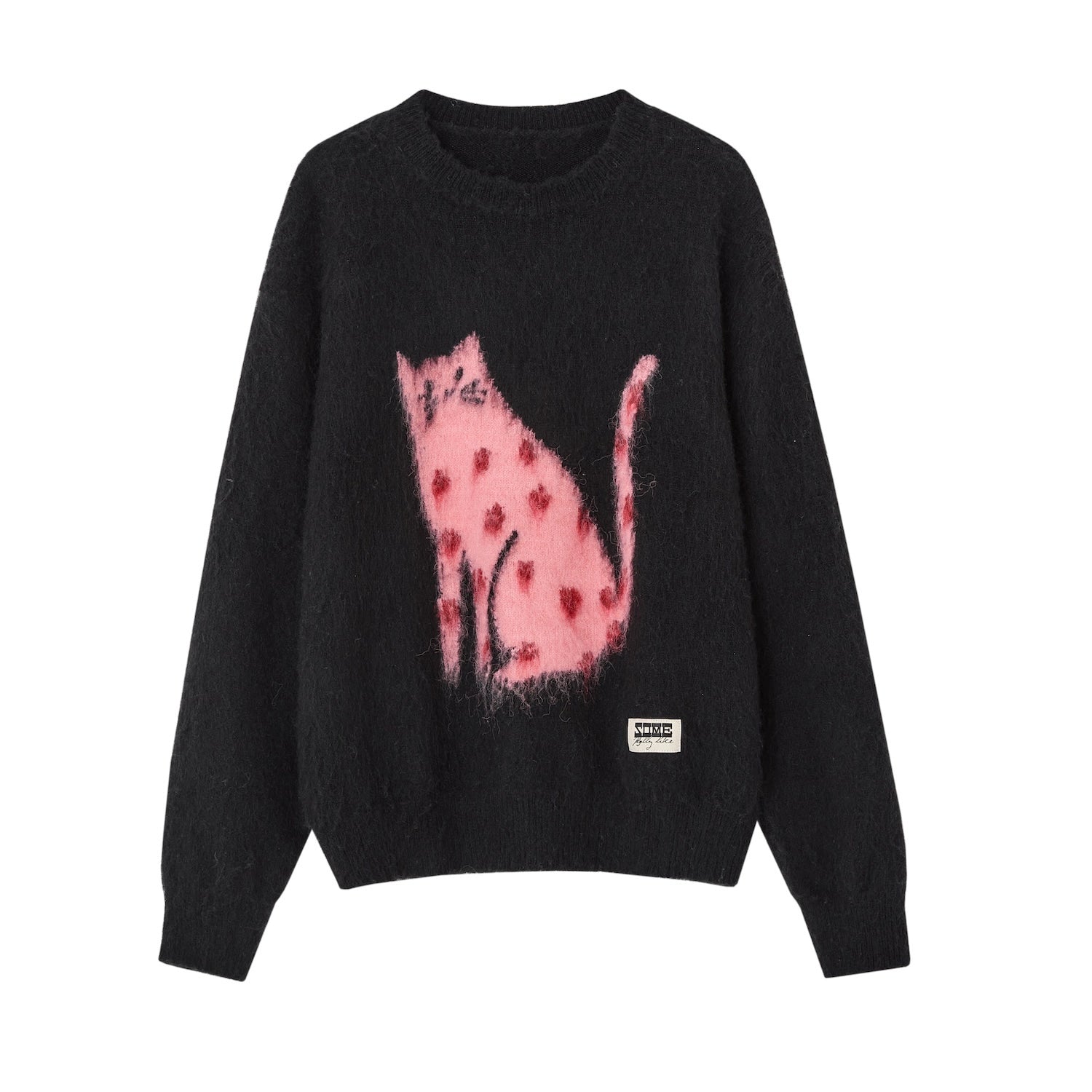 Lucky Cat Fuzzy Sweater