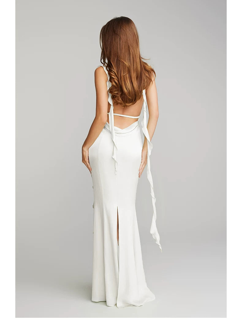 Floral Strap Maxi Dress