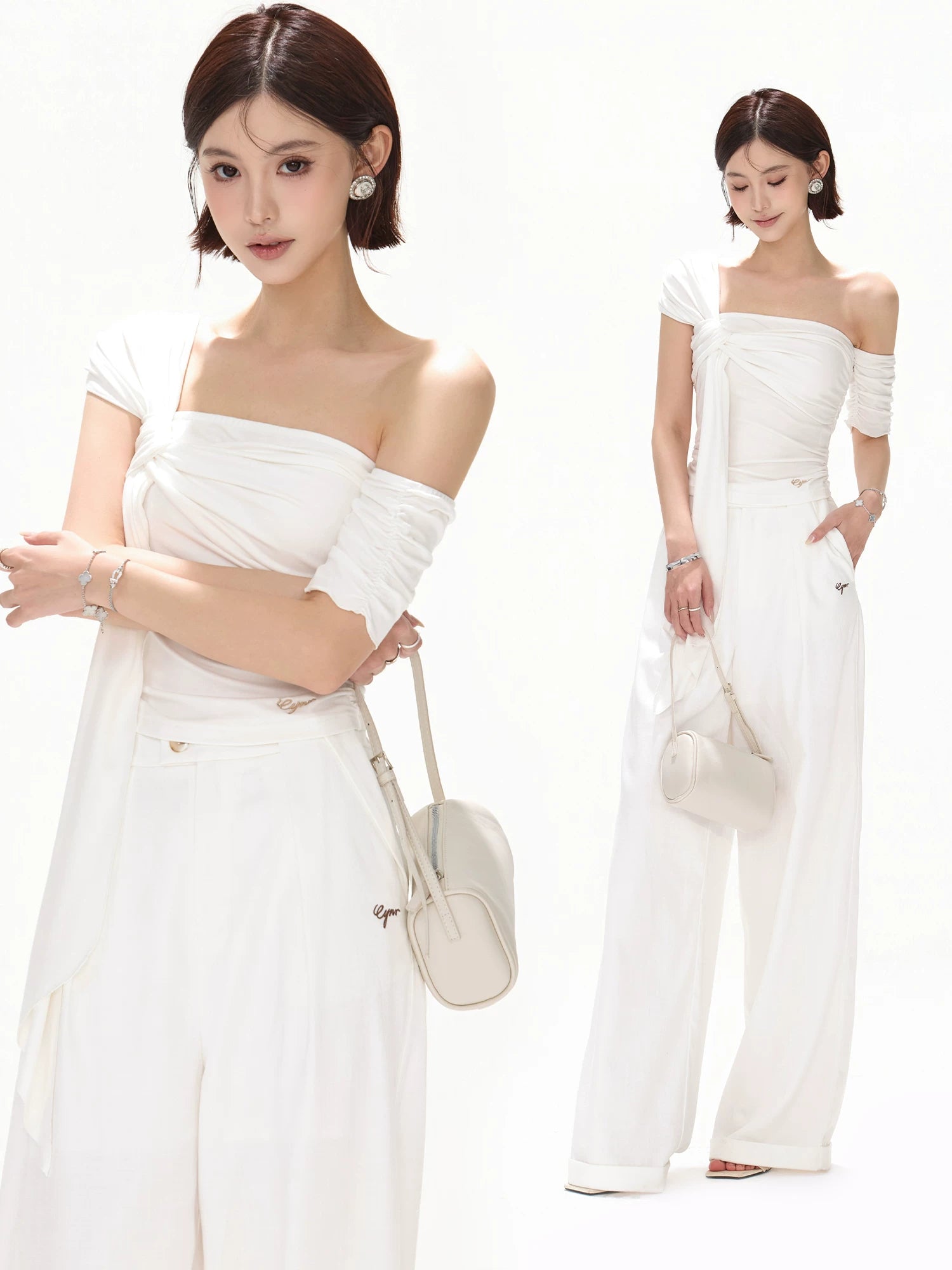Asymmetric Twist Knit Top