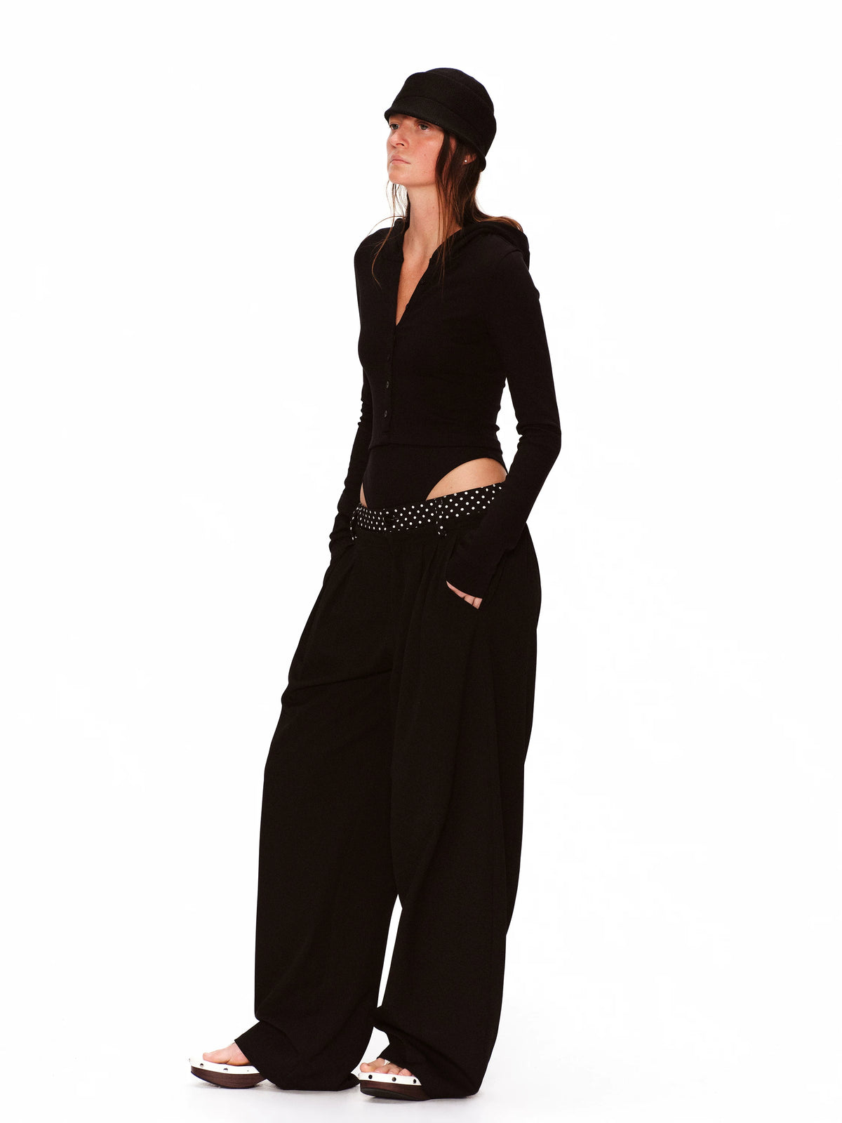 Polka Dot Waist Trousers