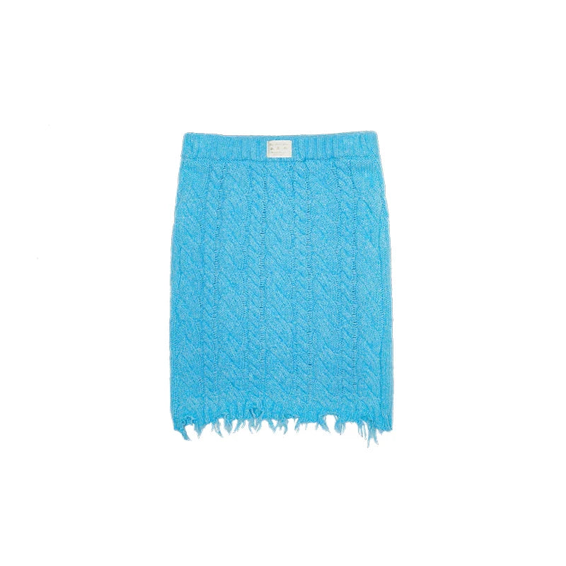 Cable Knit Cardigan & Skirt Set