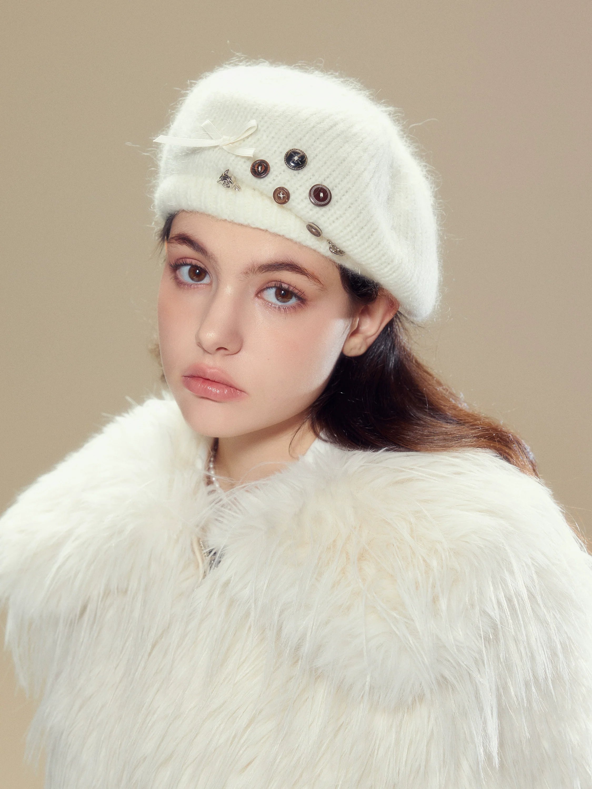 Wool Knit Beret