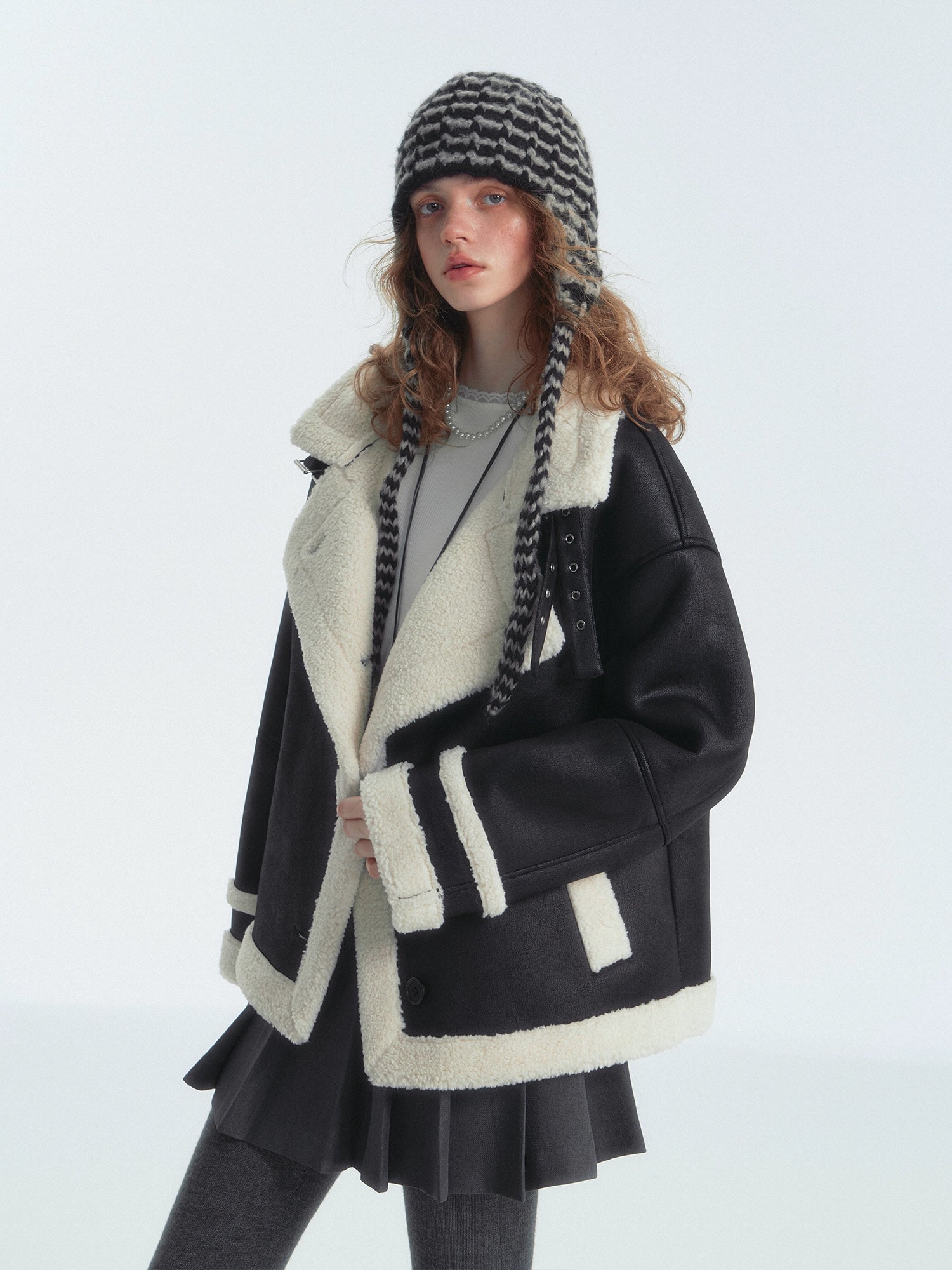 Shearling Biker Jacket