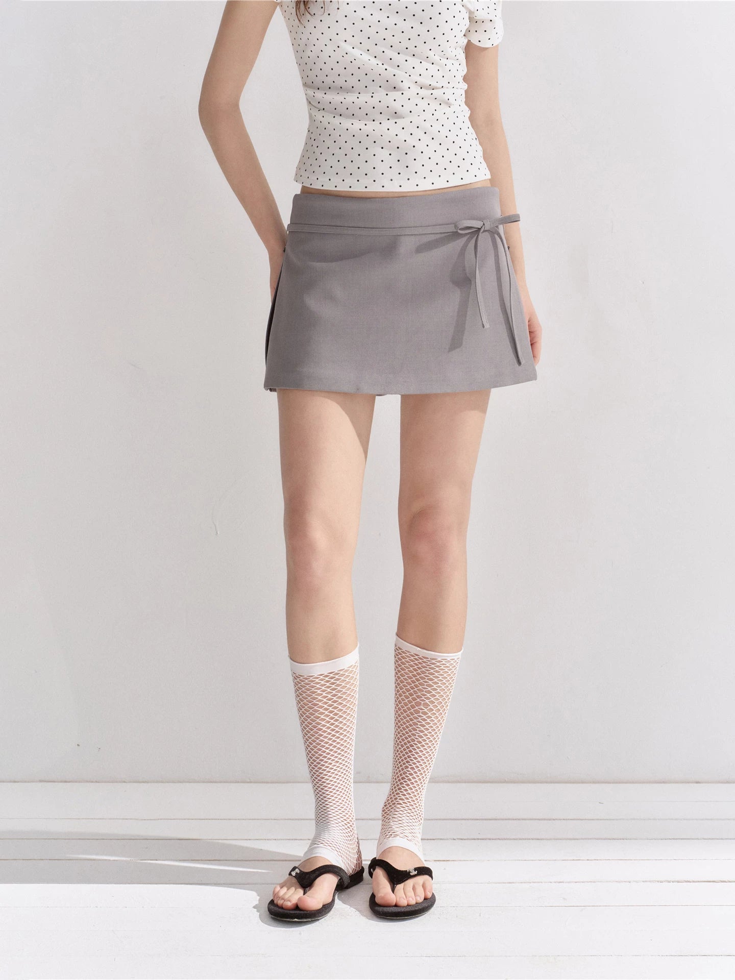 Detachable Bow Skort