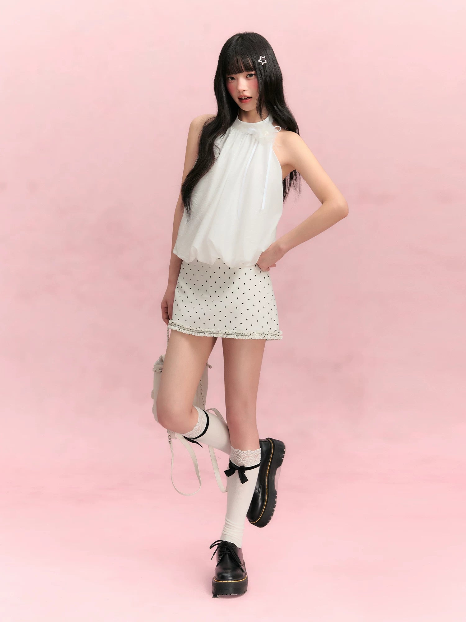 Halter Floral Top & Skirt Set