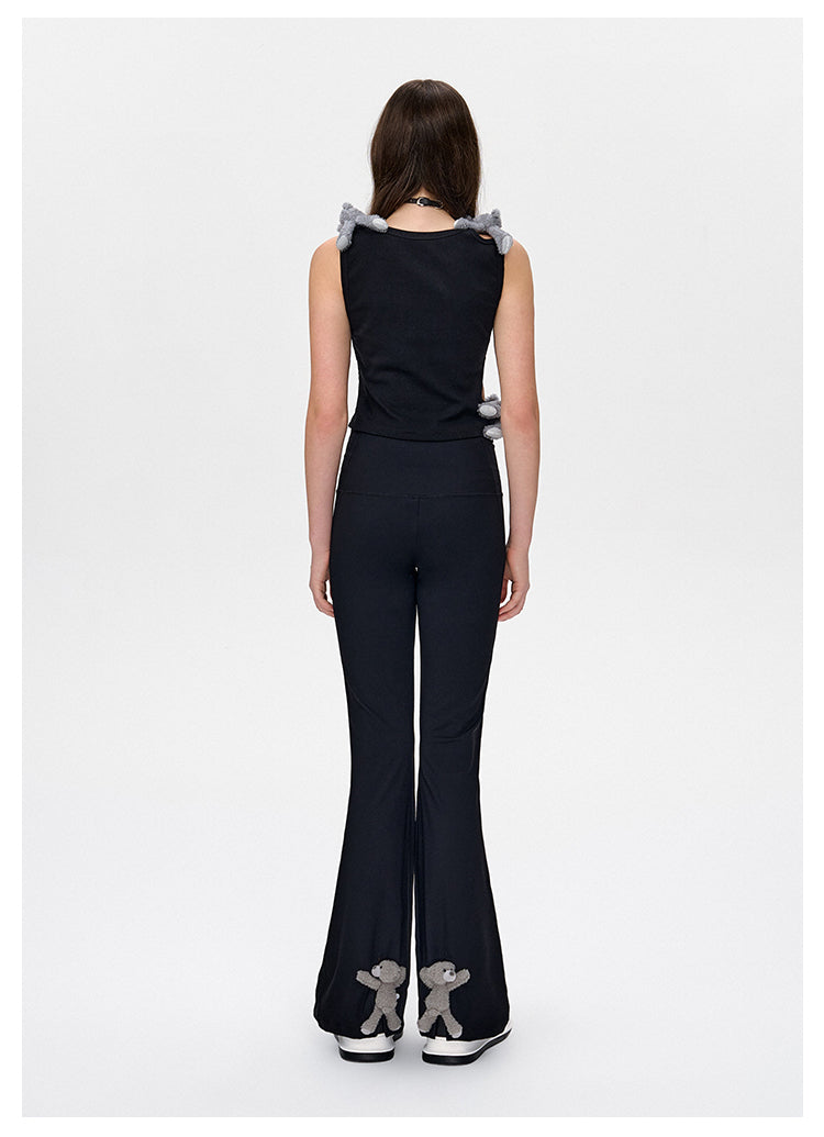 Split Flared Premium Casual Yoga Pants