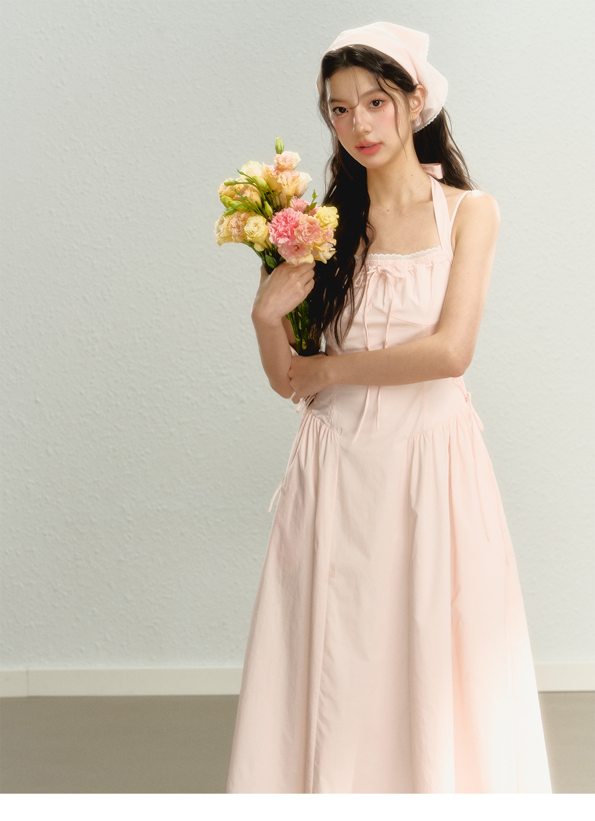 Pink Spaghetti Strap Dress