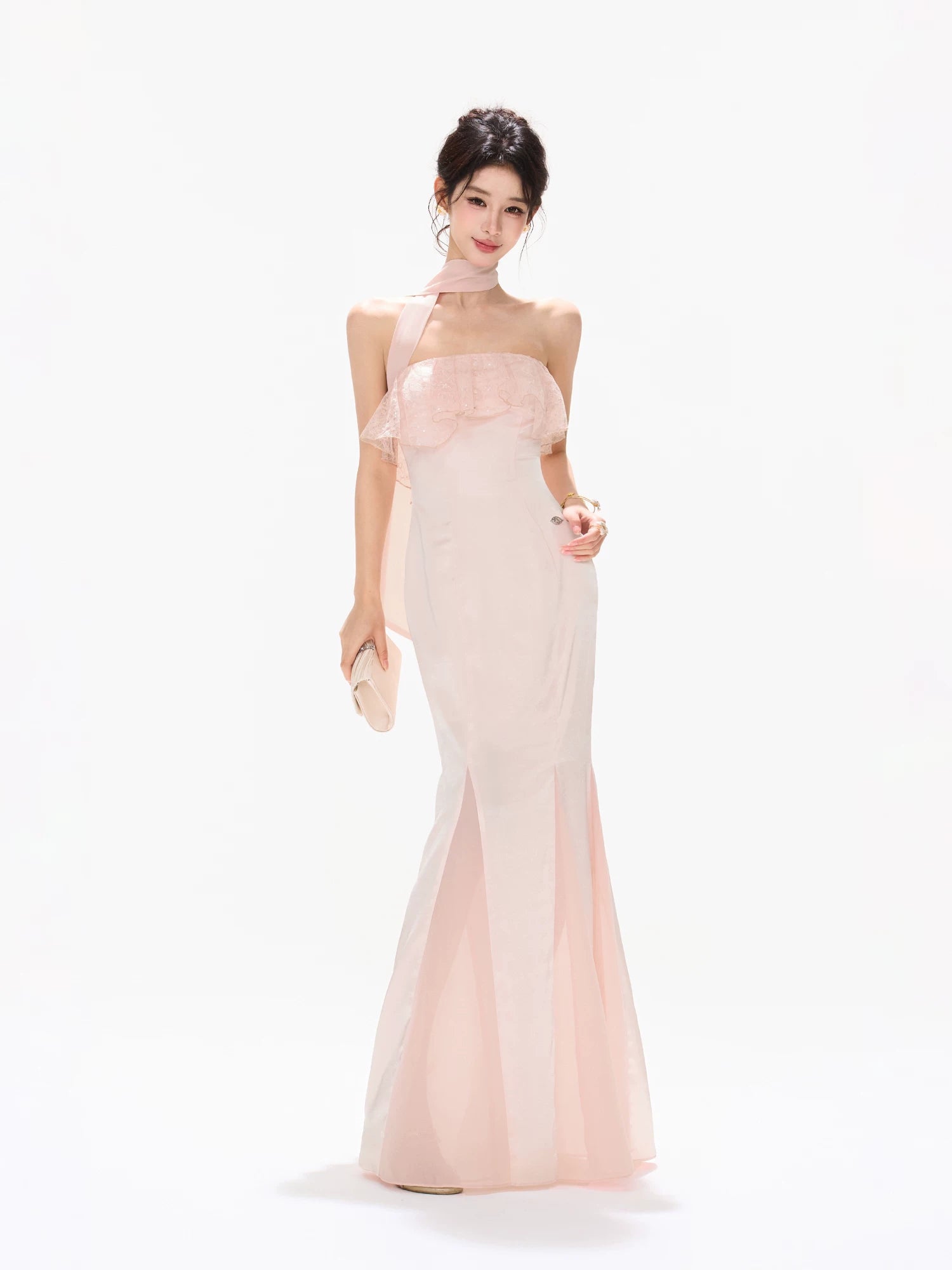 Lace Mermaid Maxi Dress