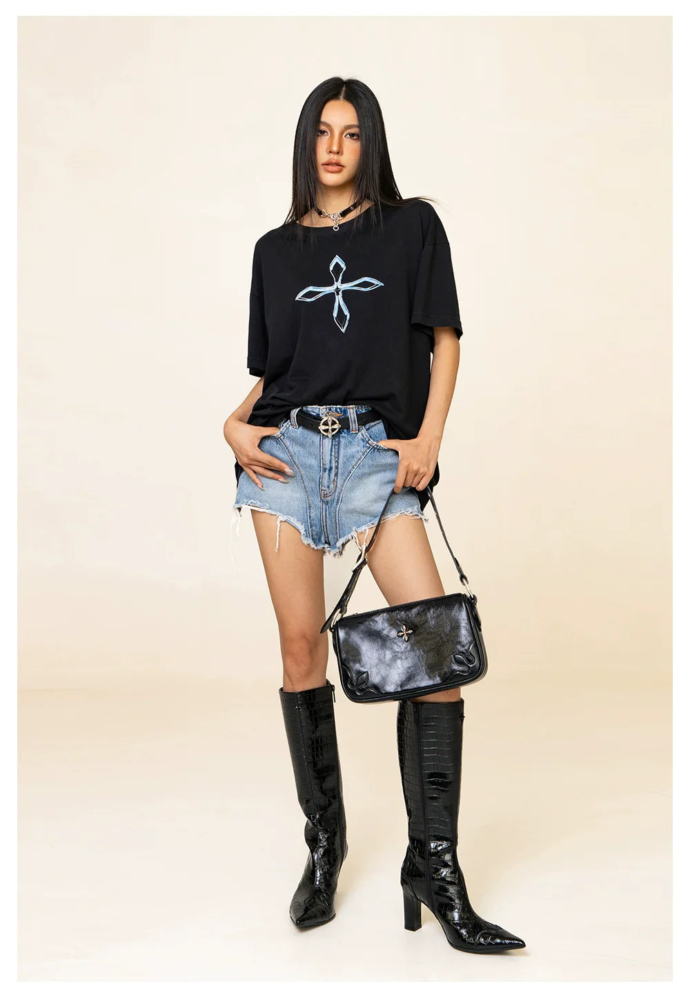 Compass Cross Vintage Tee