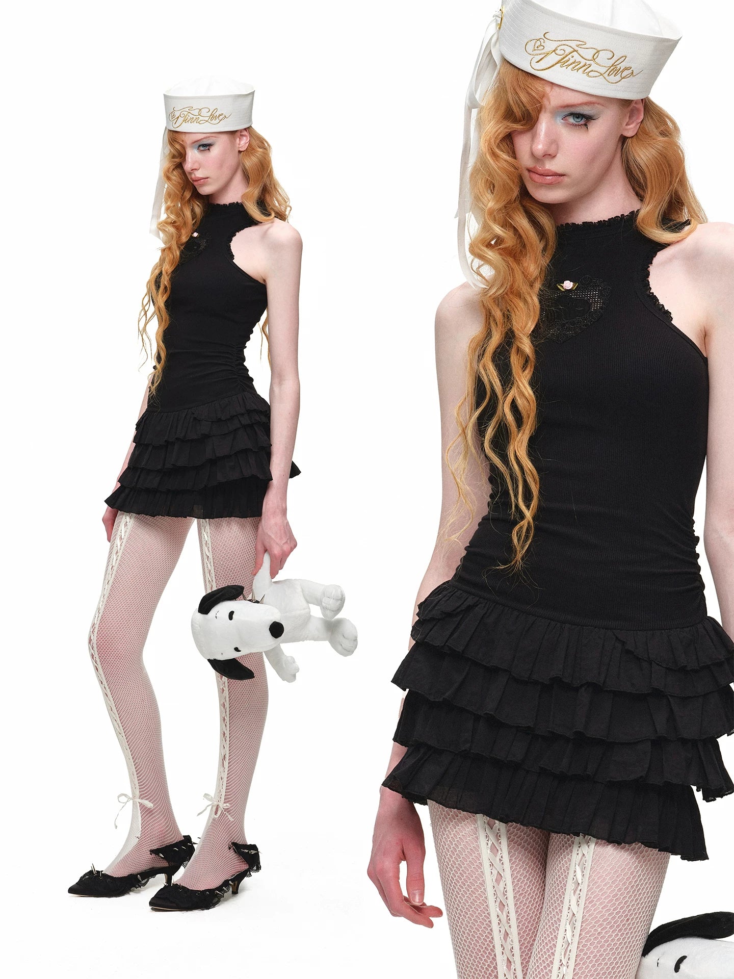 Snoopy Tiered Tank Dress