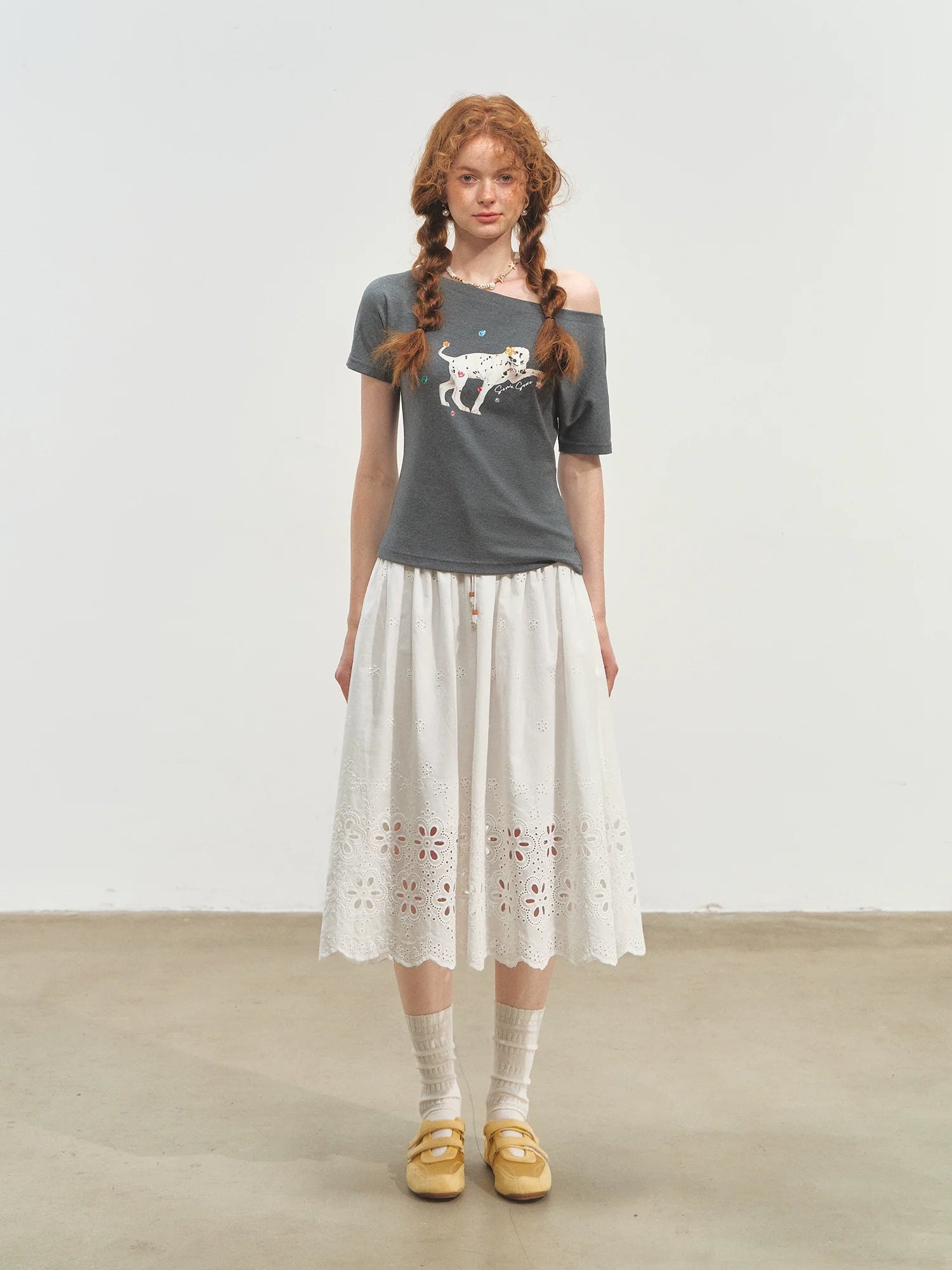 Dalmatian Print Short Sleeve T-Shirt