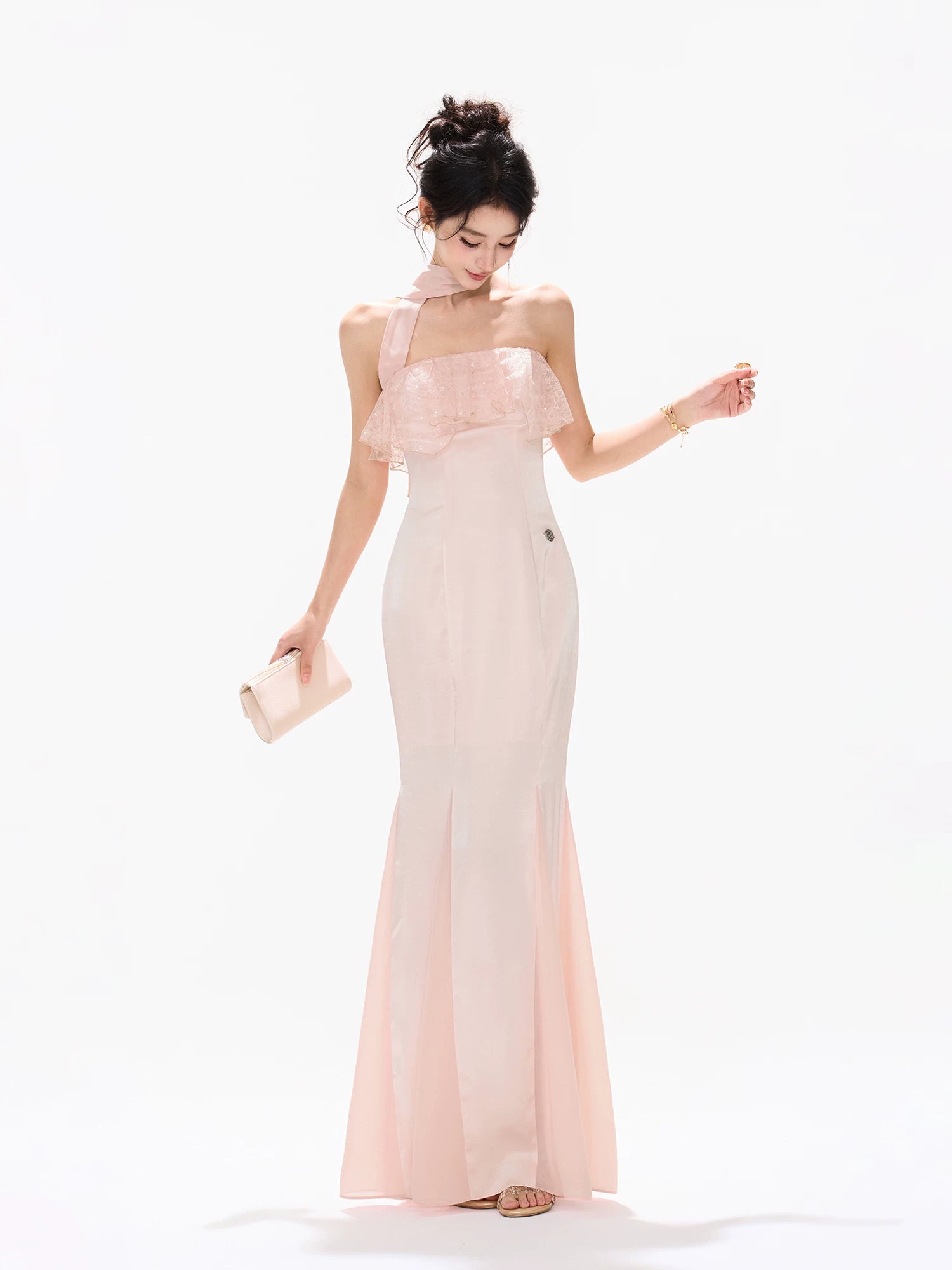 Lace Mermaid Maxi Dress