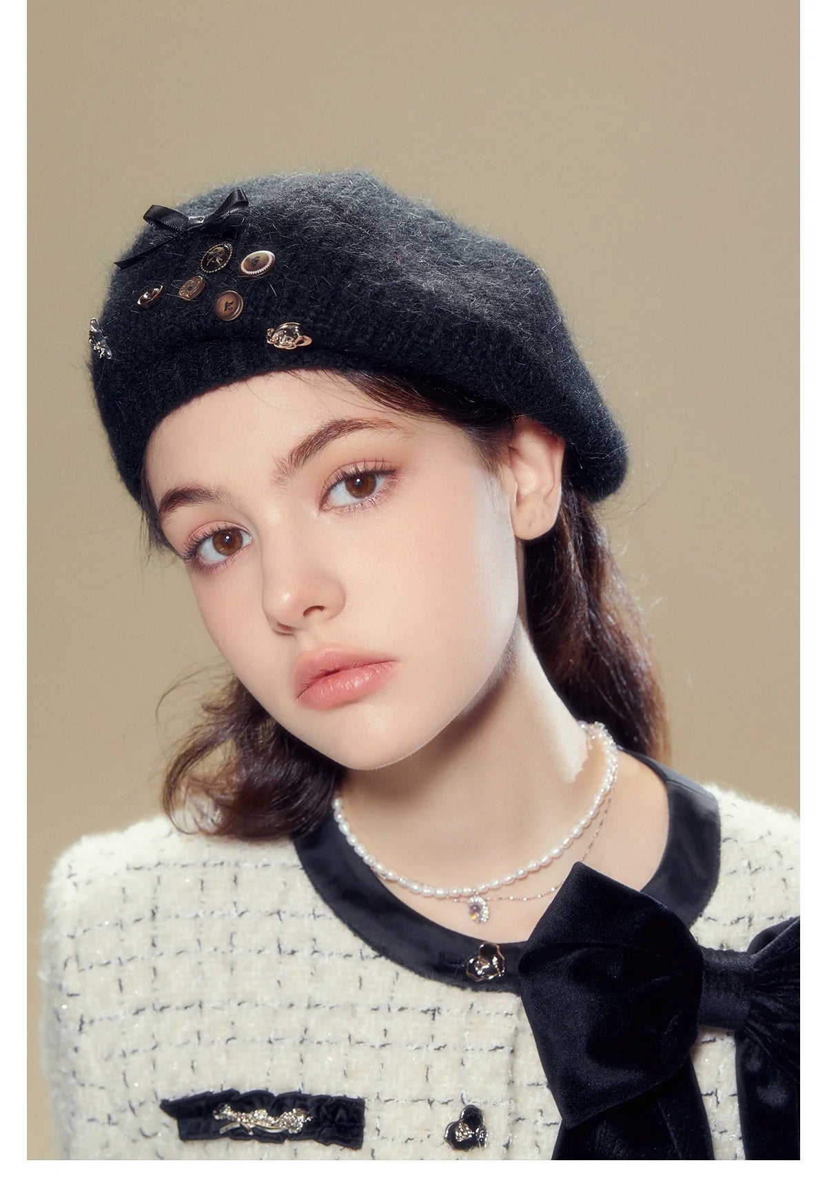 Wool Knit Beret