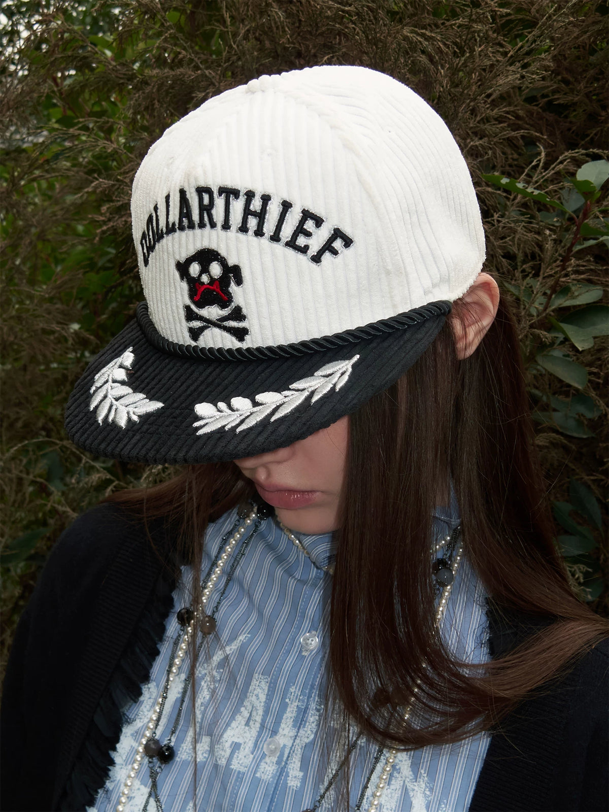 Corduroy Embroidered Baseball Cap
