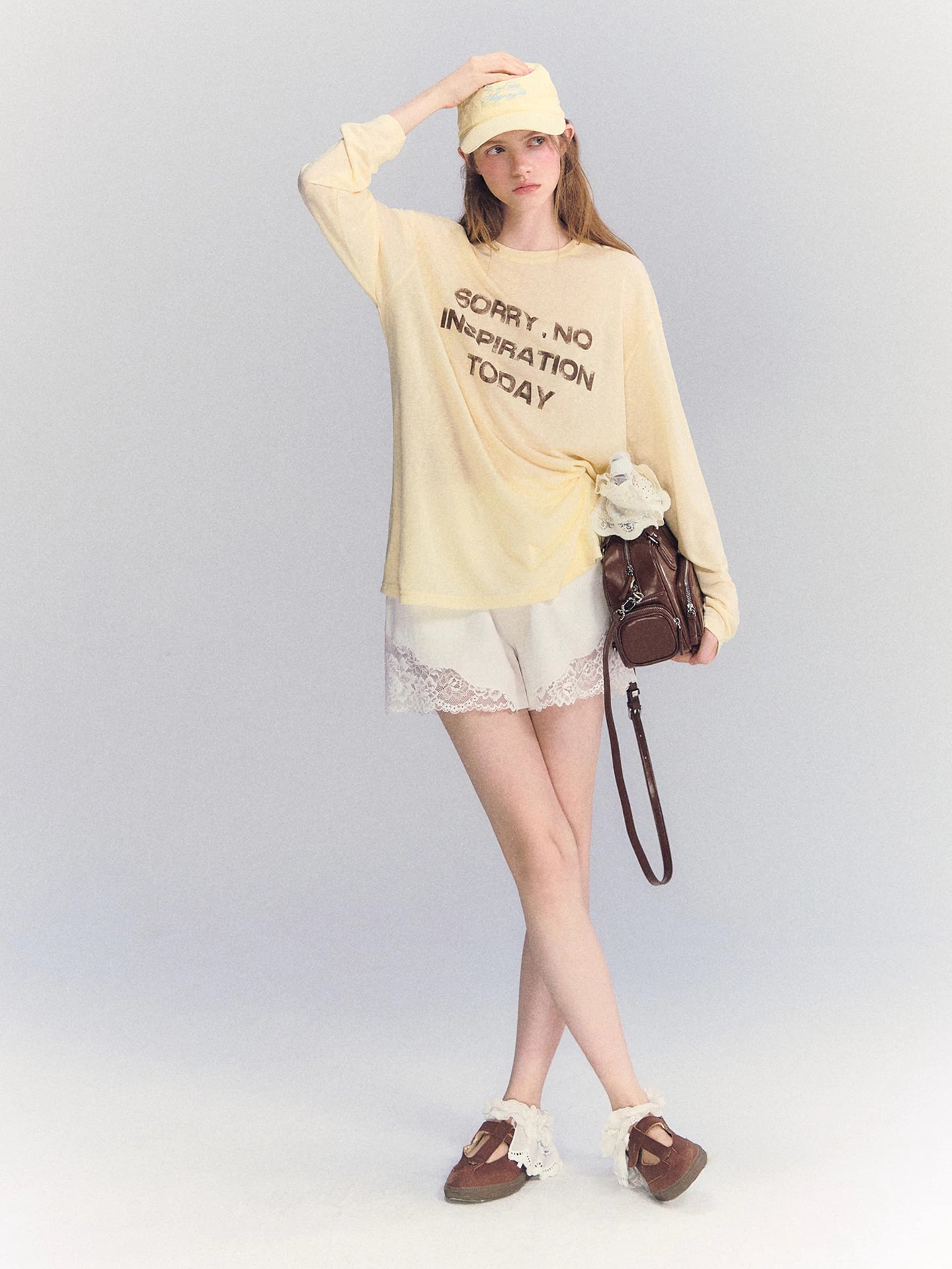 Lace Trim Cotton Shorts