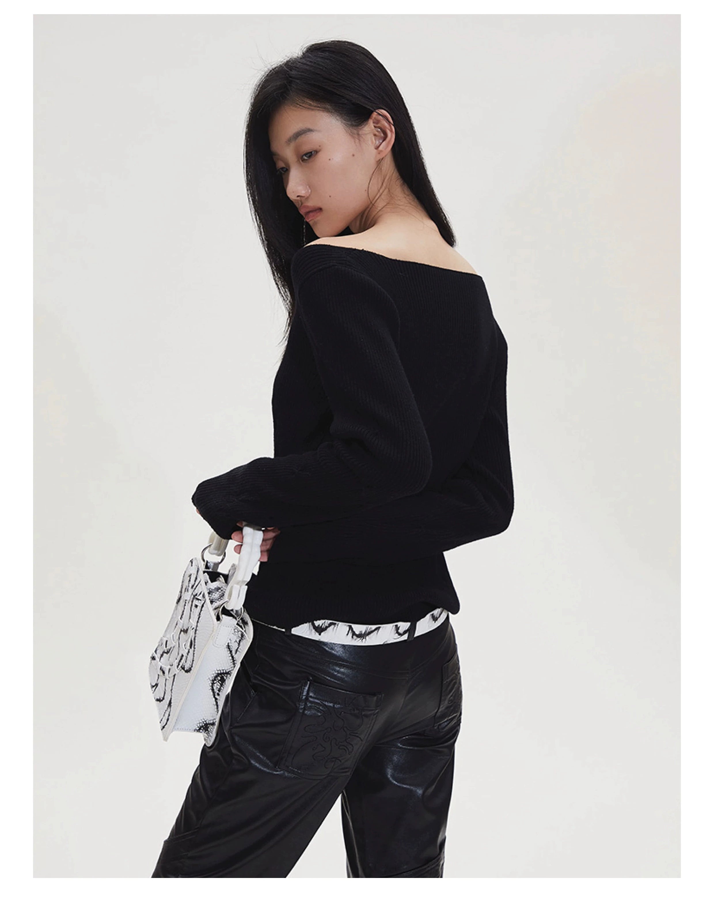 Wool Crewneck Handcrafted Knitted Sweater