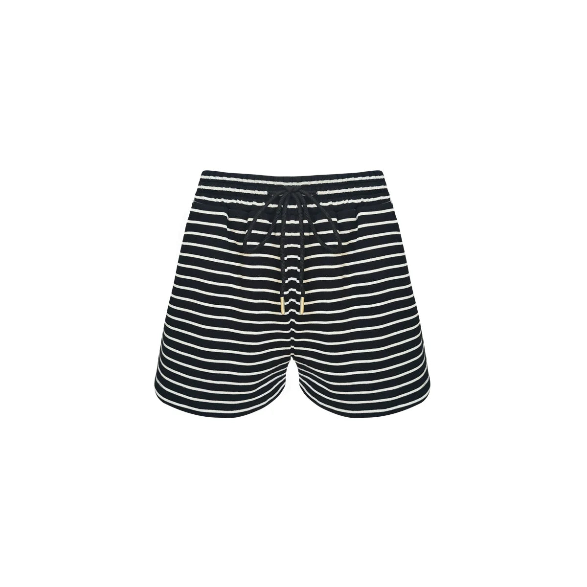 Striped Embroidered Sweatshirt & Shorts Set