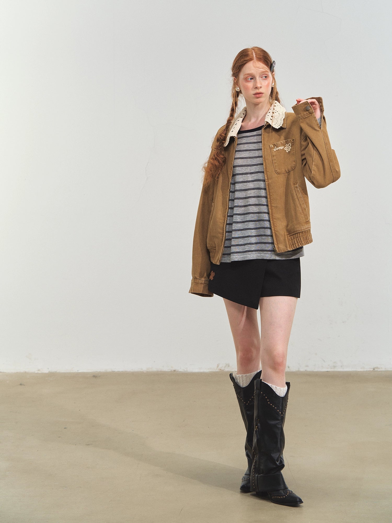 Brown Barn-Style Vintage Jacket