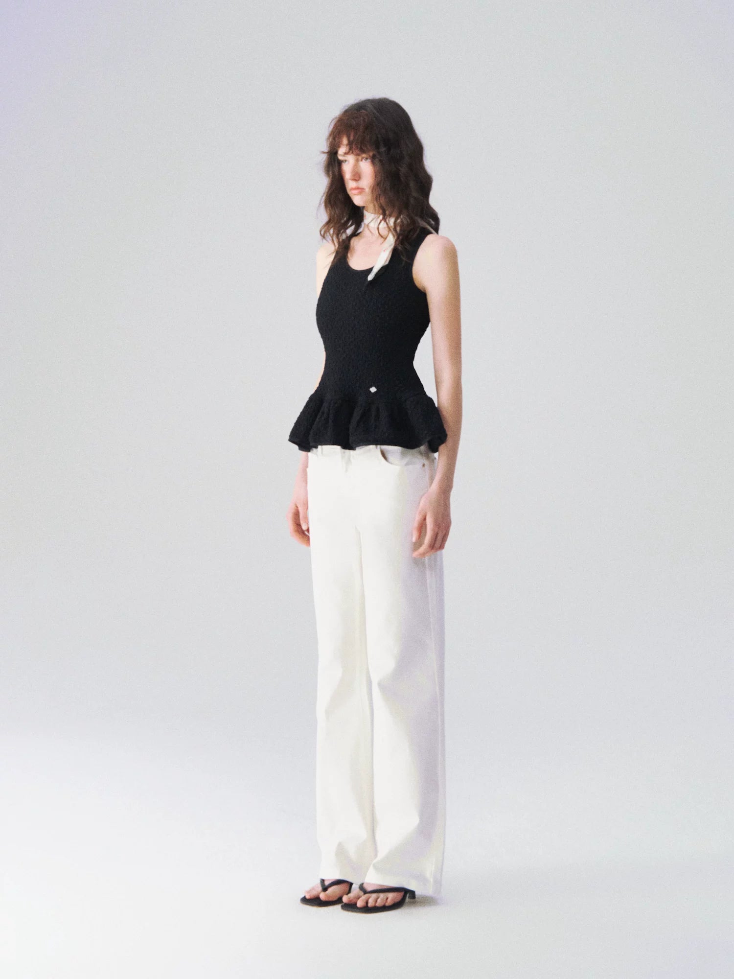 Cloud Ruffle Tank