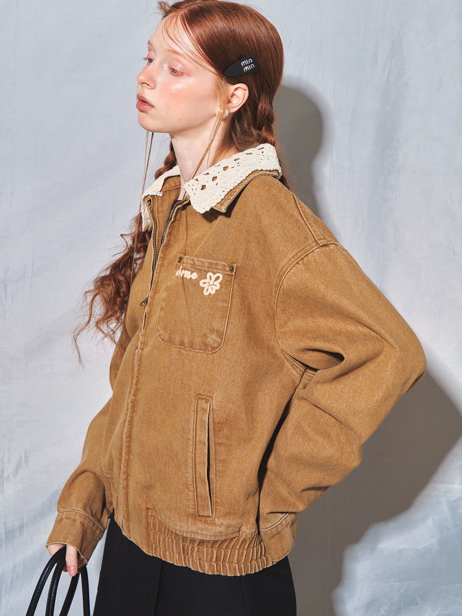 Brown Barn-Style Vintage Jacket