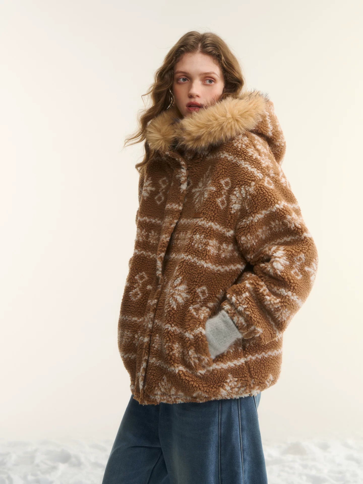 Fair Isle Fleece Jacket
