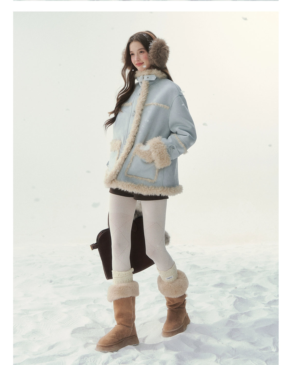 Reversible Faux Shearling Coat