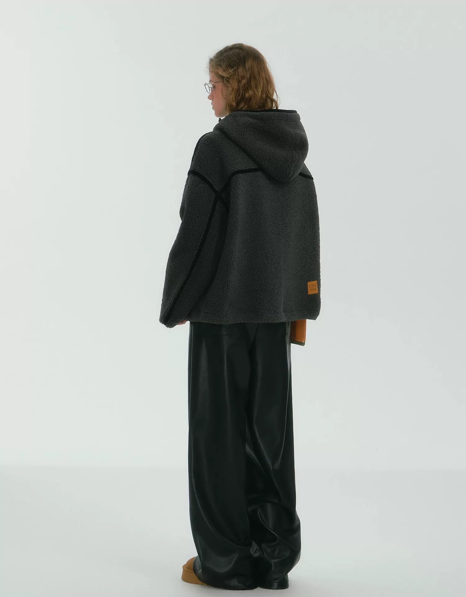 Colorblock Piped Fleece Jacket