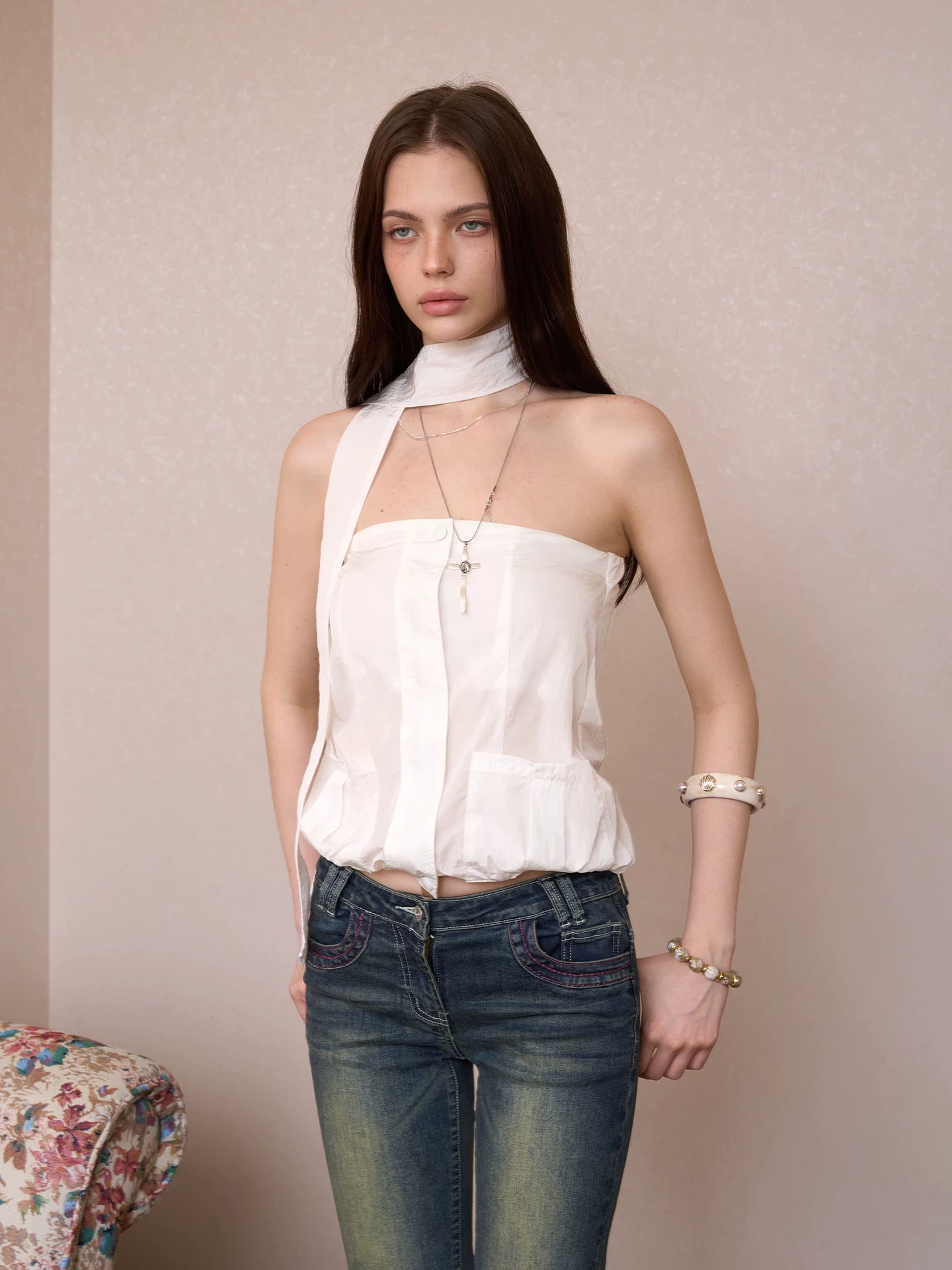 Sheer Utility Tube Top