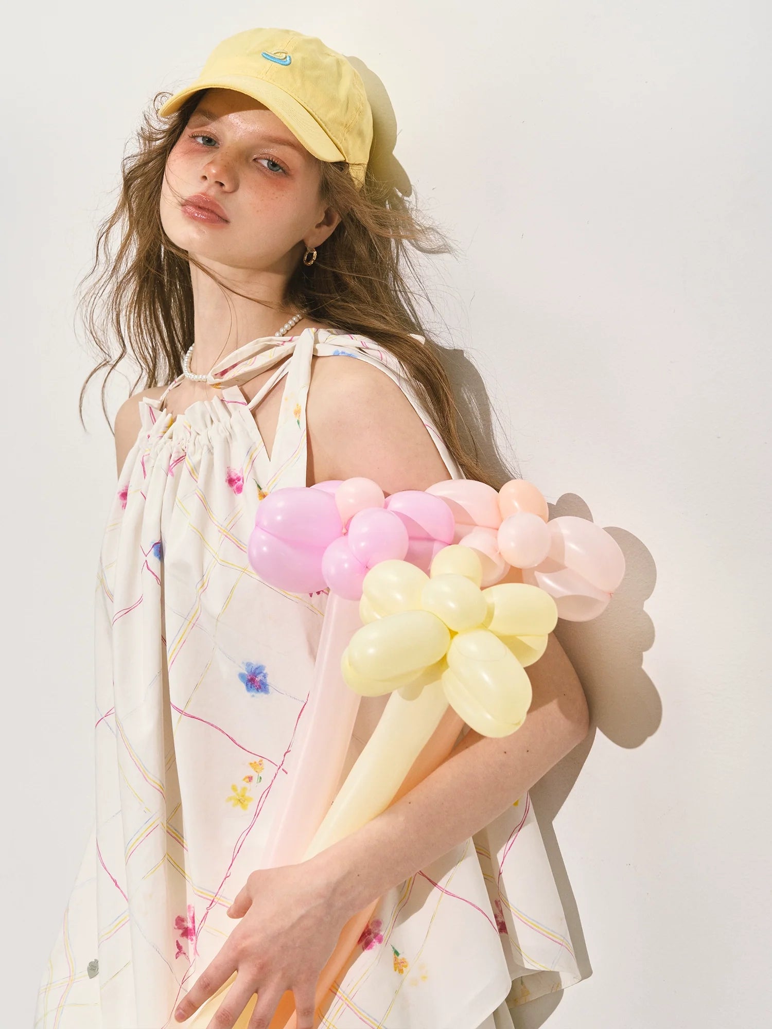 Halter Neck Sling Outer - wear Dress