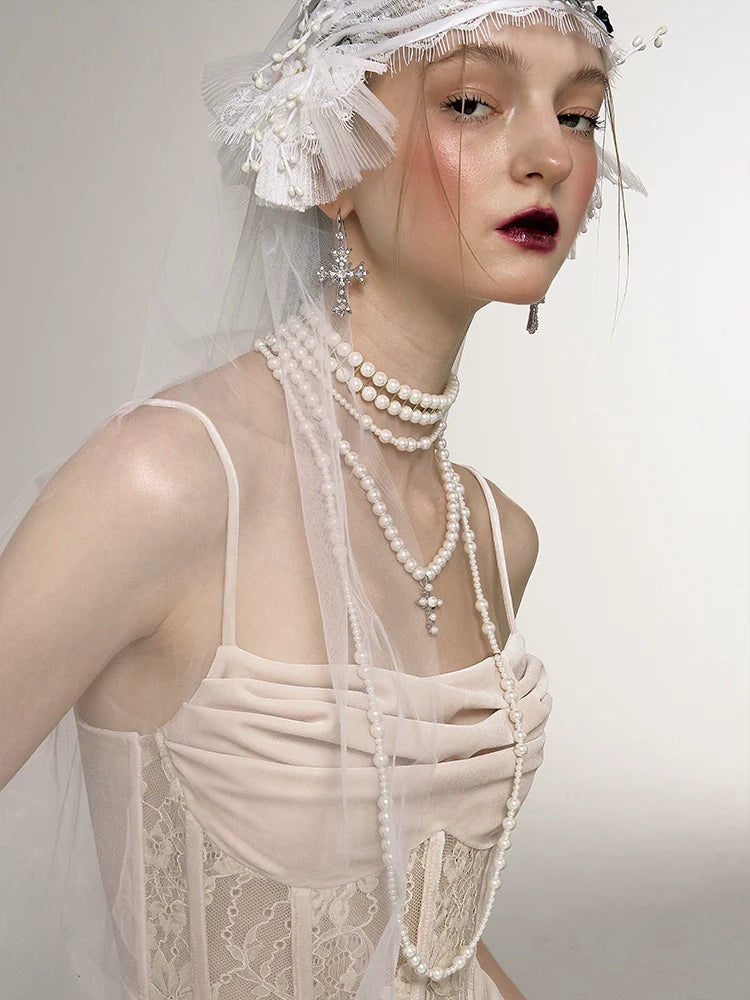 Multi-layer Long Baroque Necklace