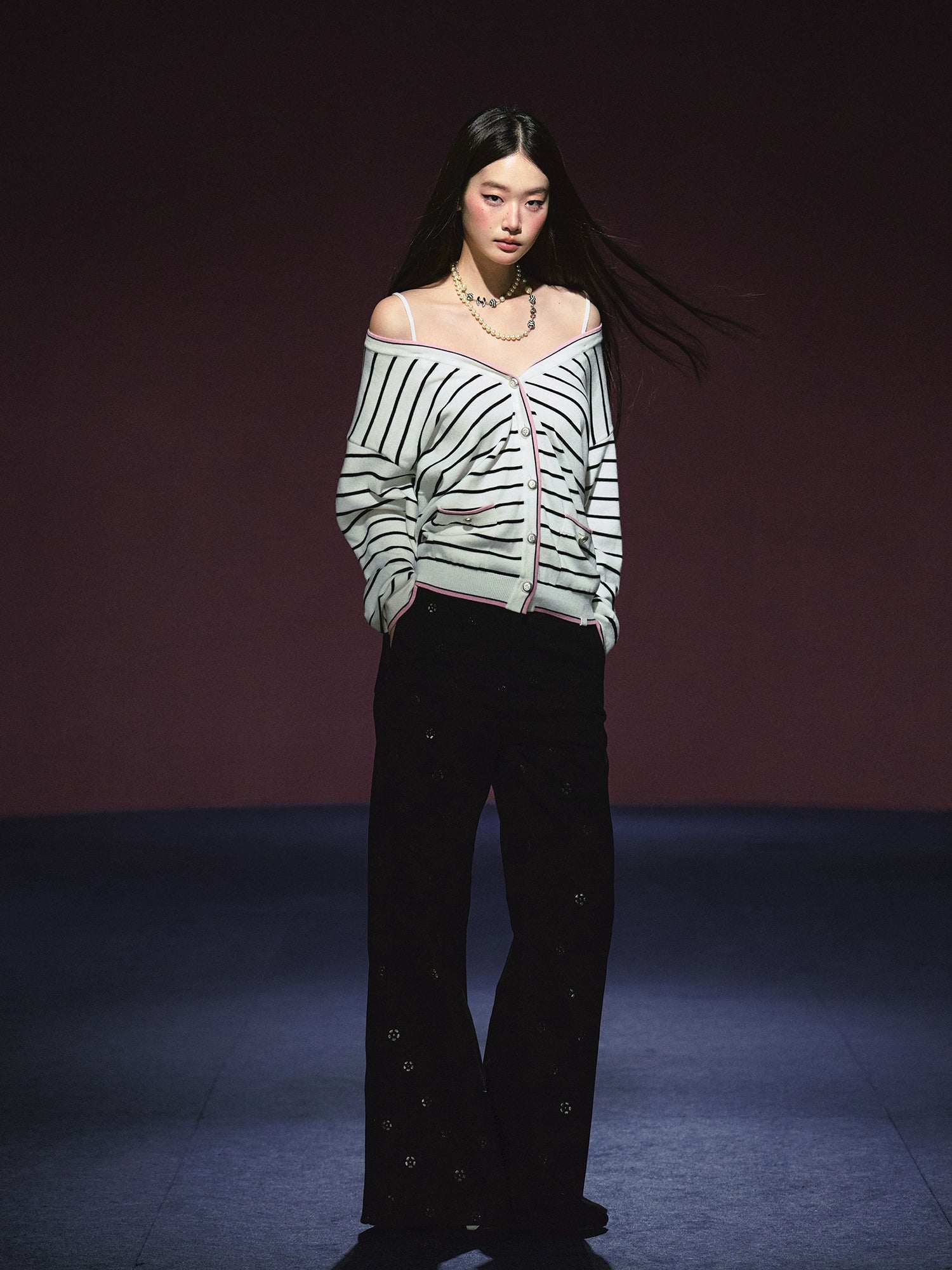 Sculpted Print Slimming Jeans