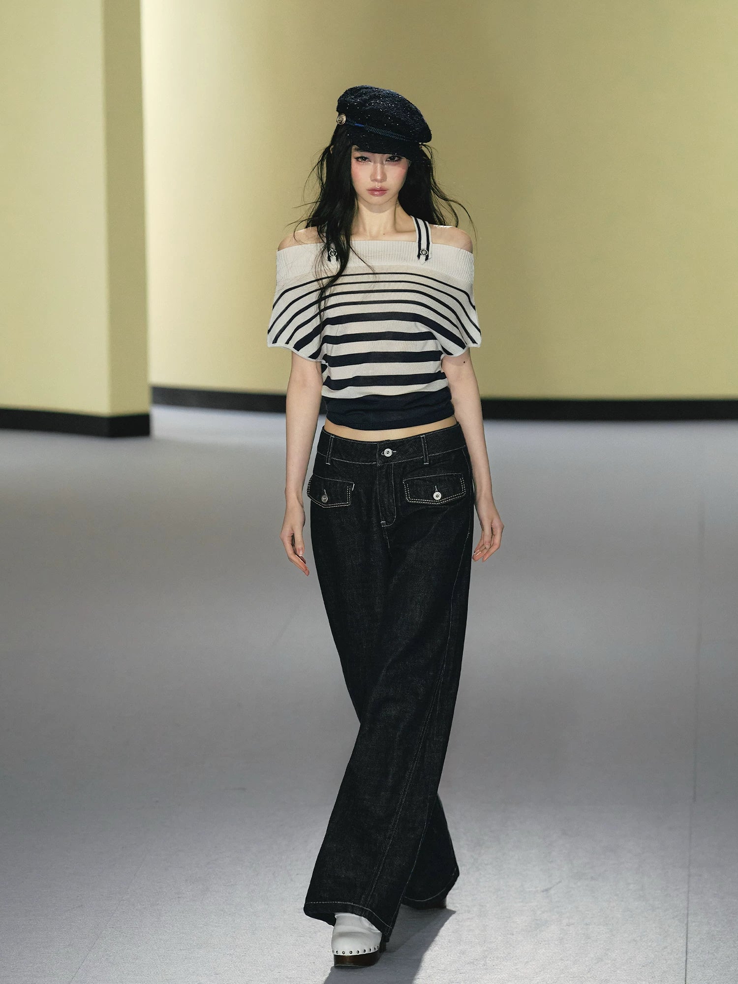 Striped Halter Tee