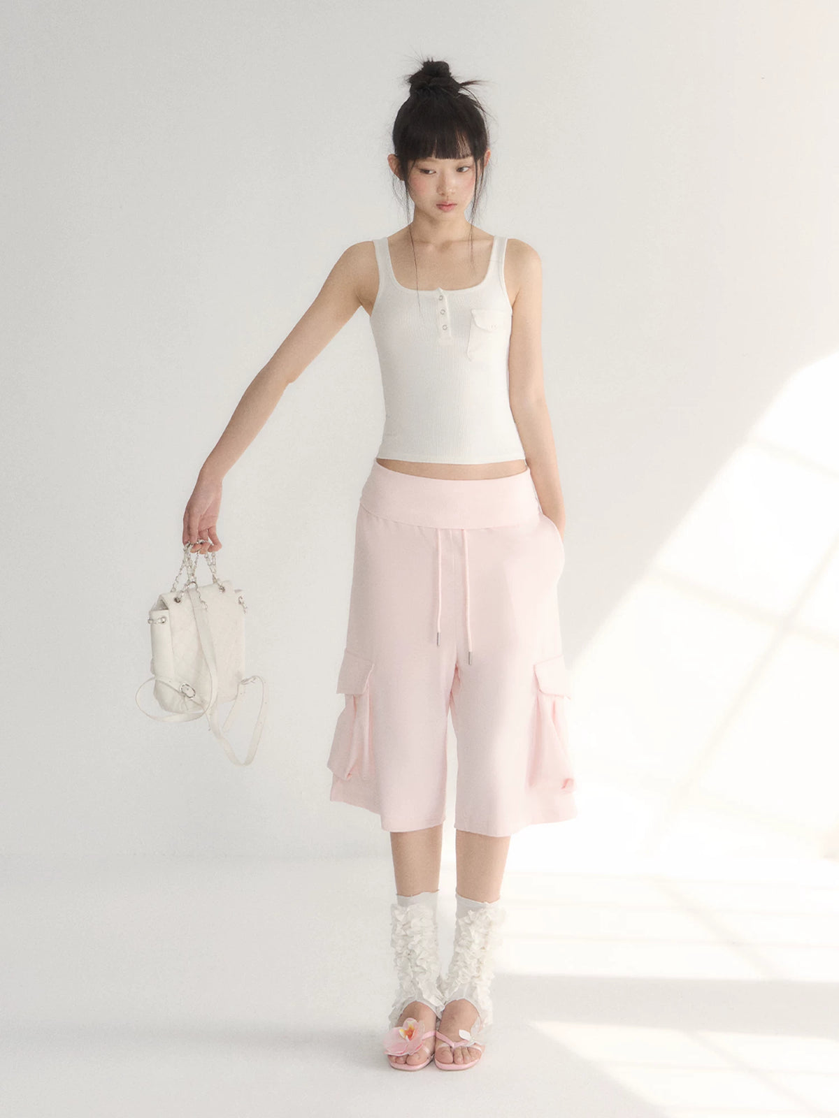 Cargo Cropped Pants