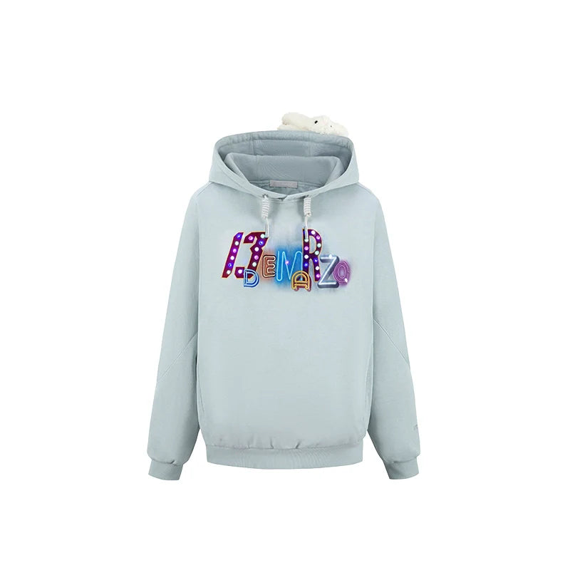 Bear Neon Light Hoodie