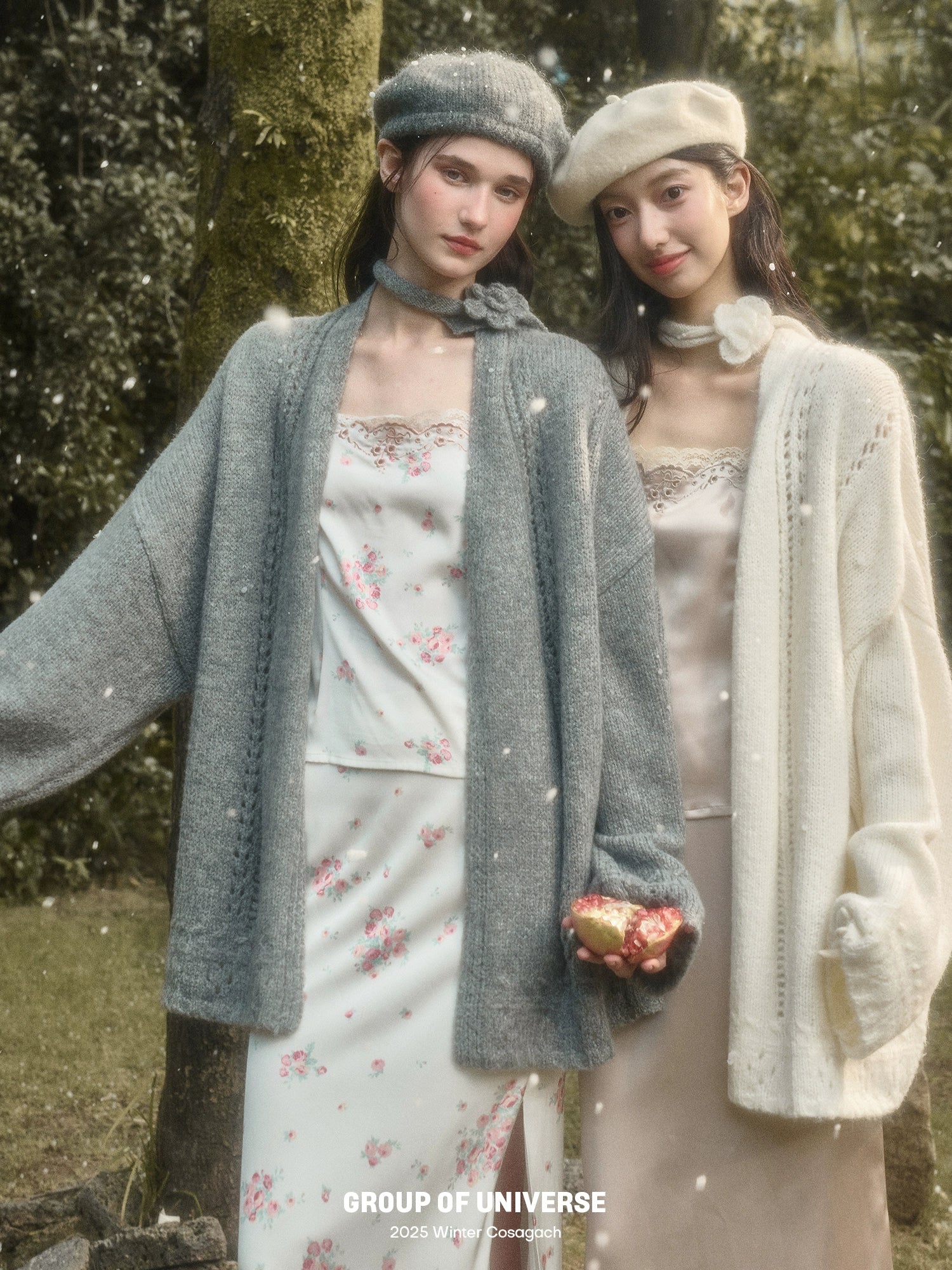 Cosagach Air Mohair Knit Cardigan