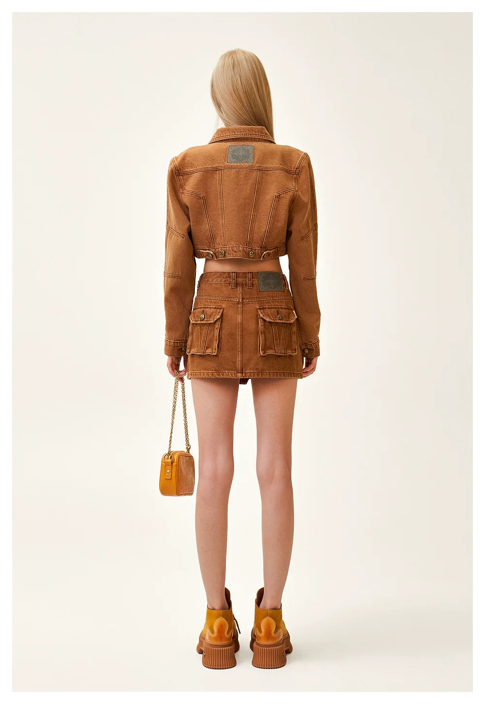 Ancient Myth Short Pocket Denim Jacket