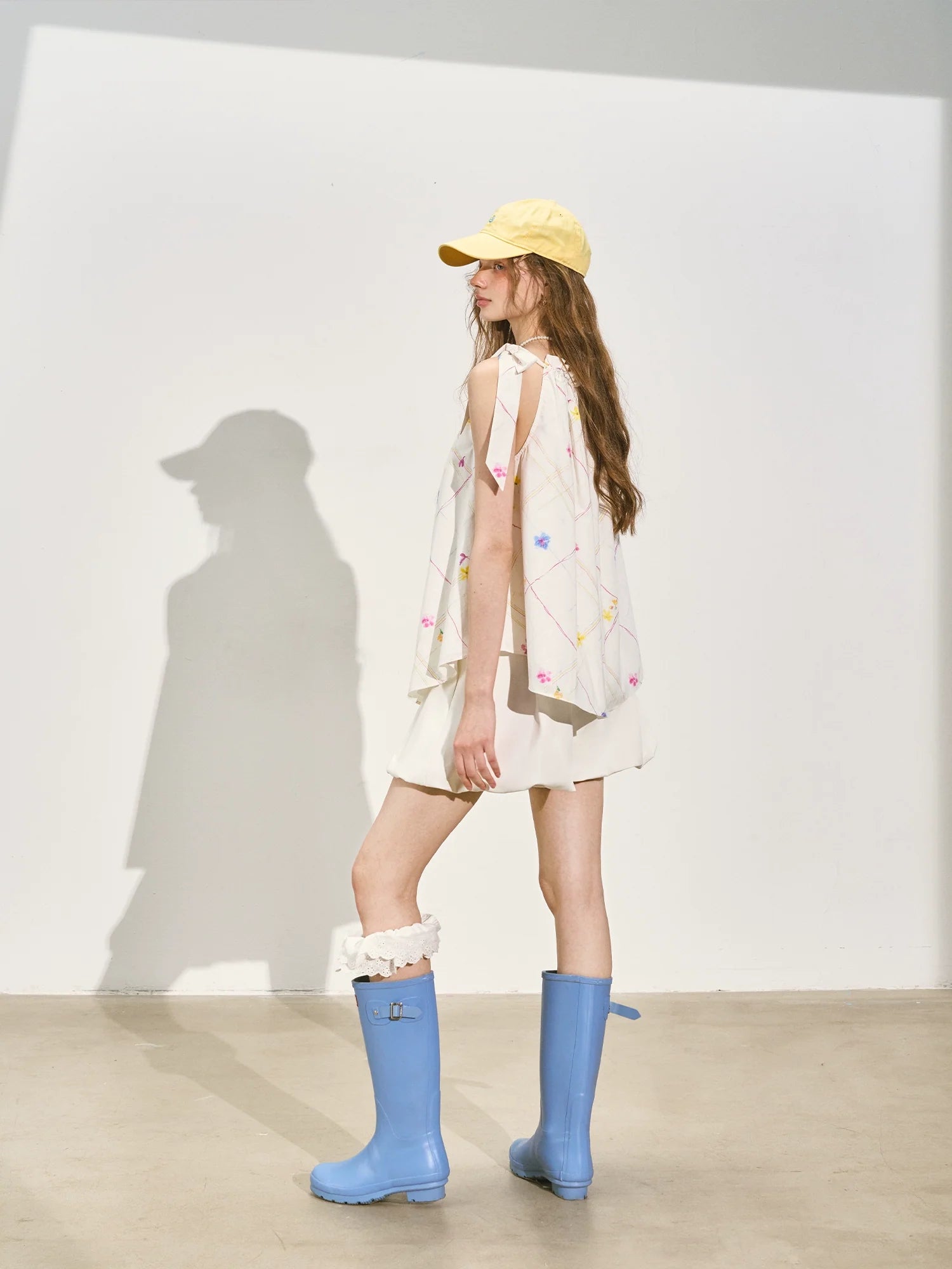 Halter Neck Sling Outer - wear Dress