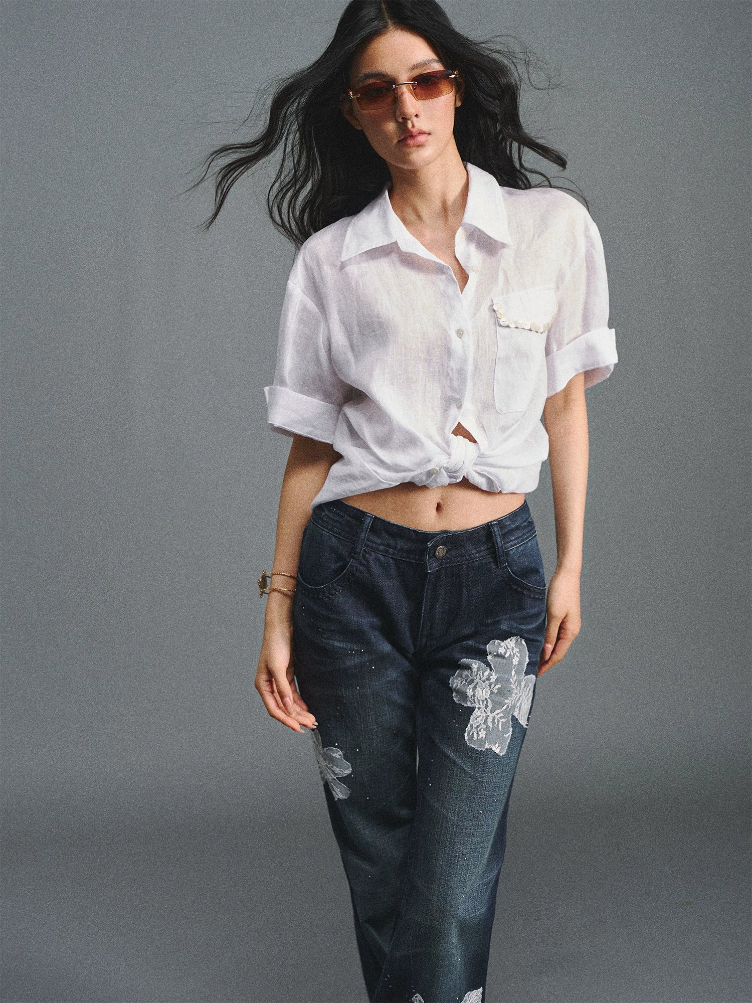 Relaxed Linen Short-Sleeve Shirt