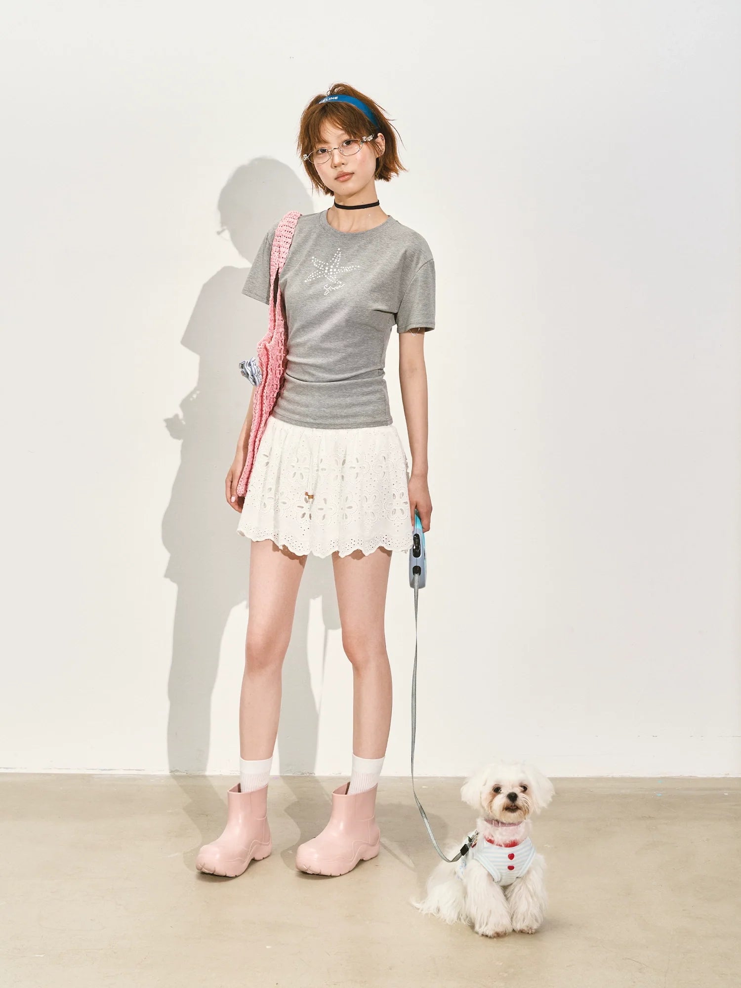 Slim-Fit Lazy Half-sleeve T-shirt