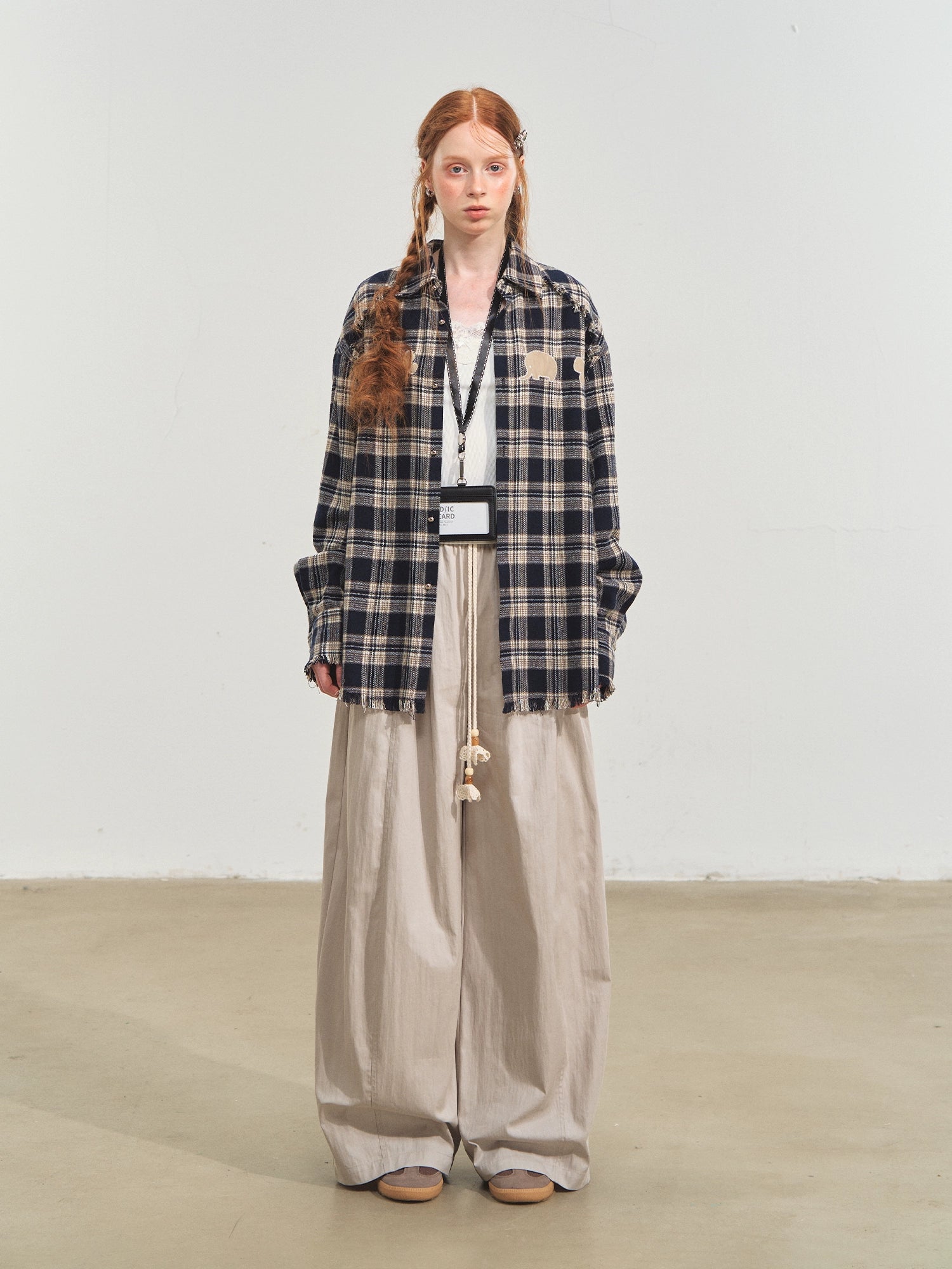 Relaxed Blade-Cut Trousers