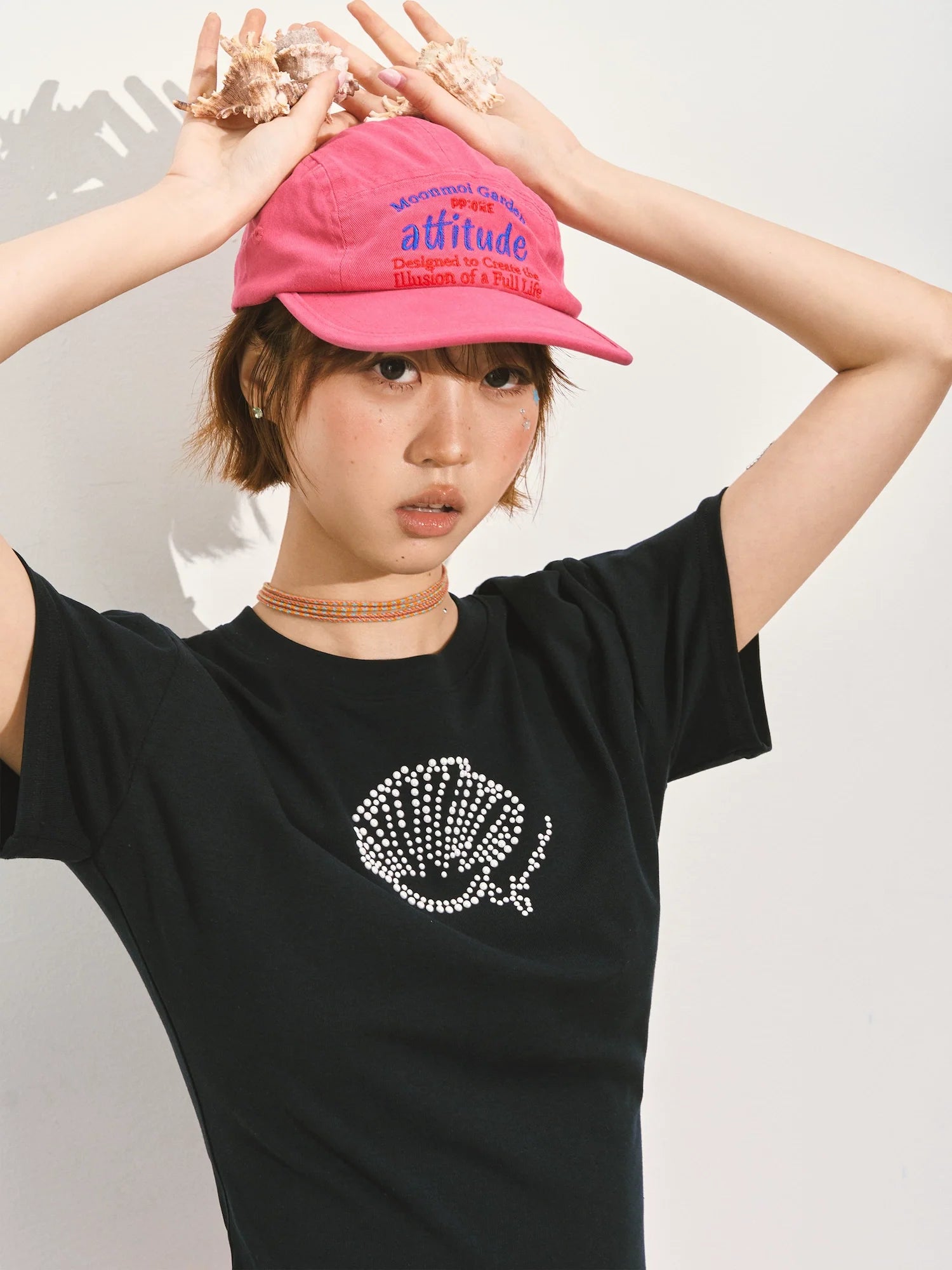 Slim-Fit Lazy Half-sleeve T-shirt