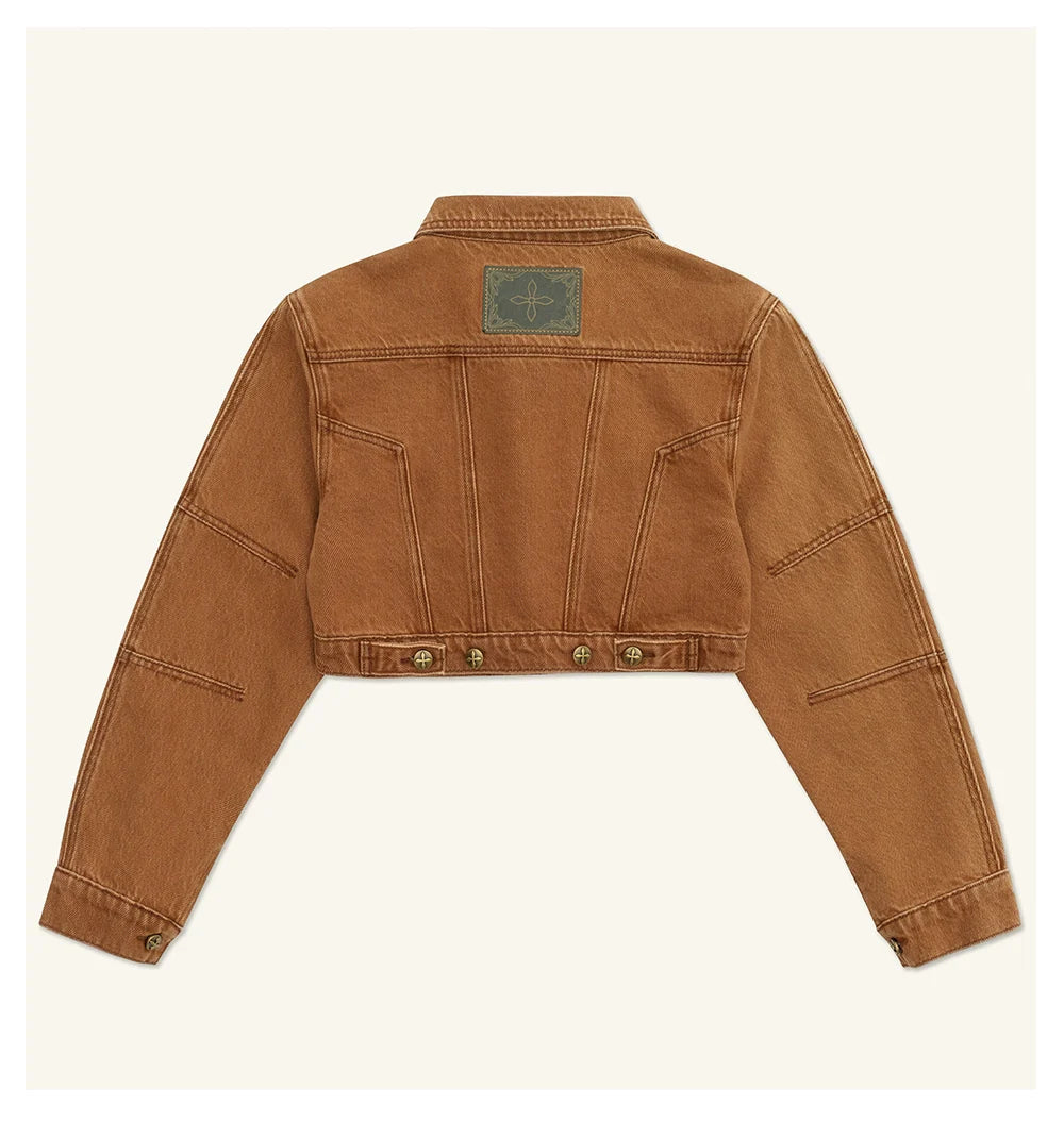 Ancient Myth Short Pocket Denim Jacket
