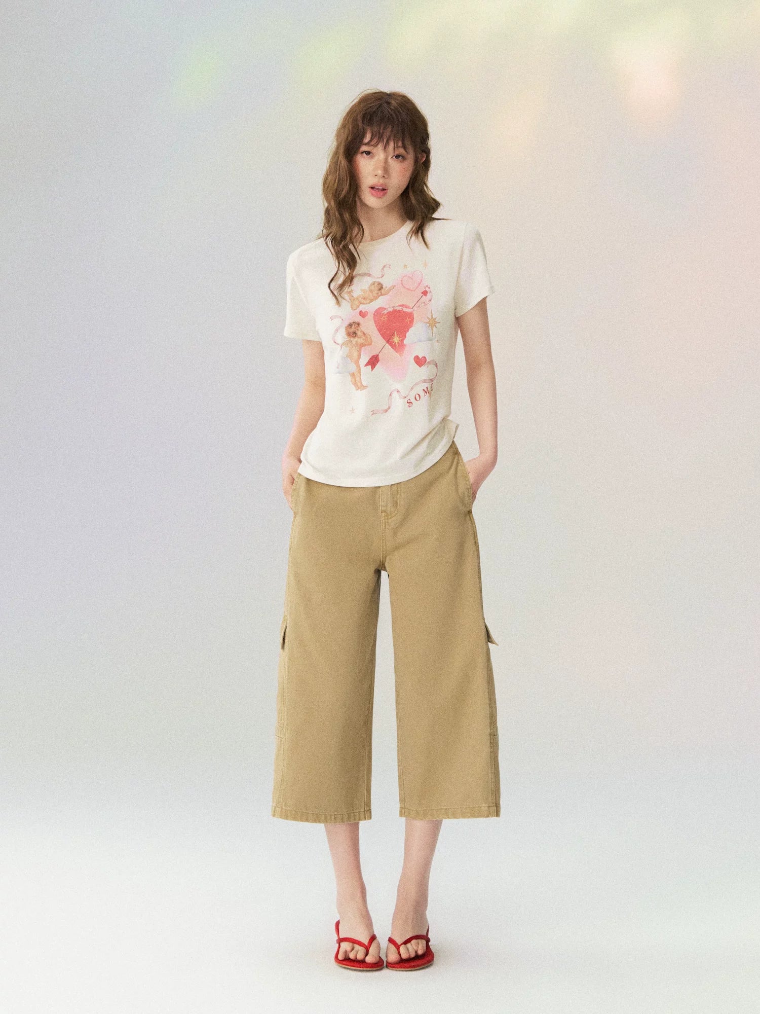 Vintage Oil Painting Angel T-shirt