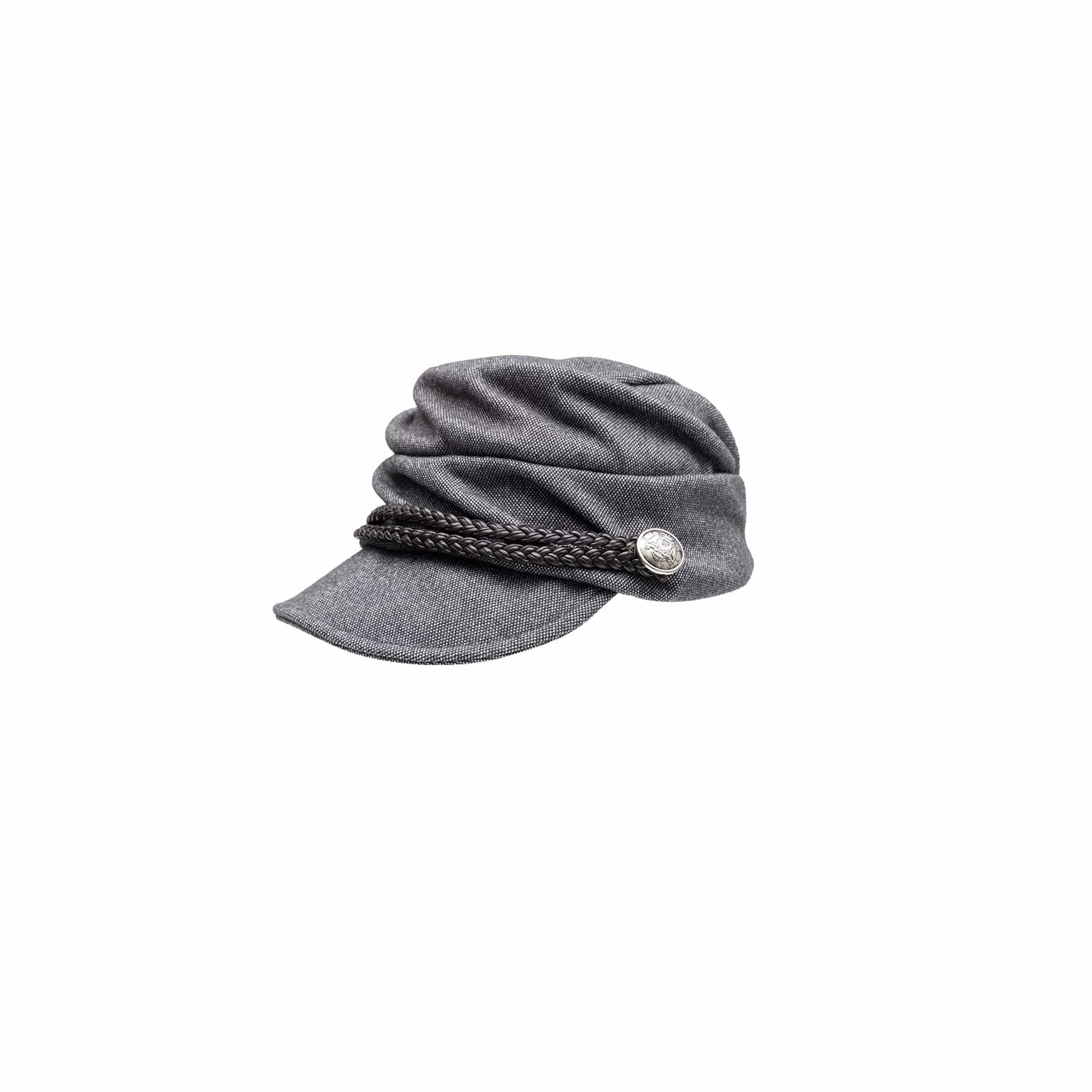Pleated Baker Boy Cap
