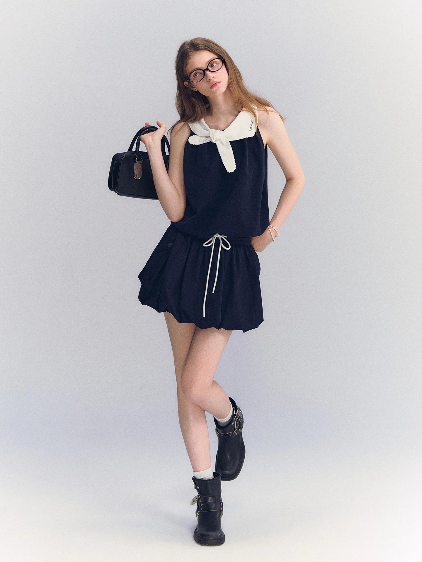 Pocket Bubble Skort